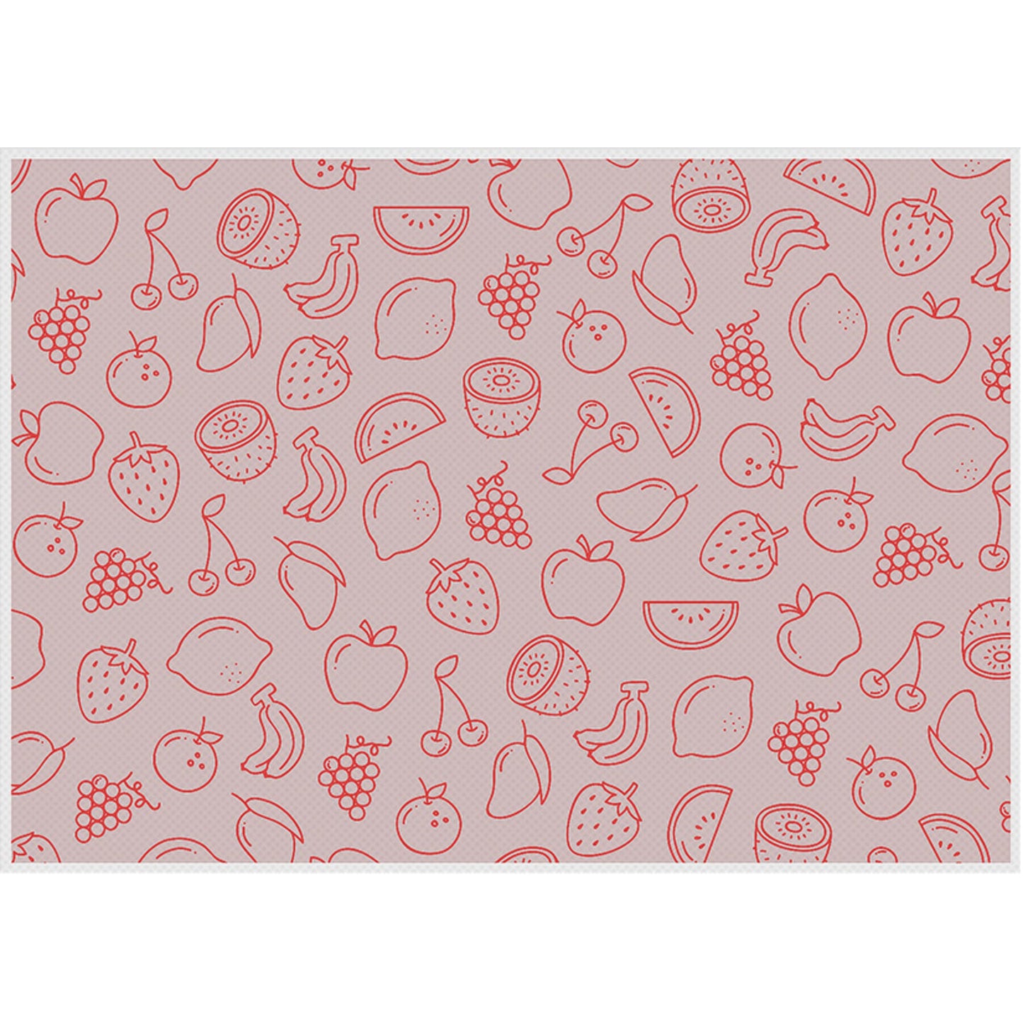 Showdown® Displays Tischset 45 x 32 cm (B x L) PVC rot 6 St./Pack.