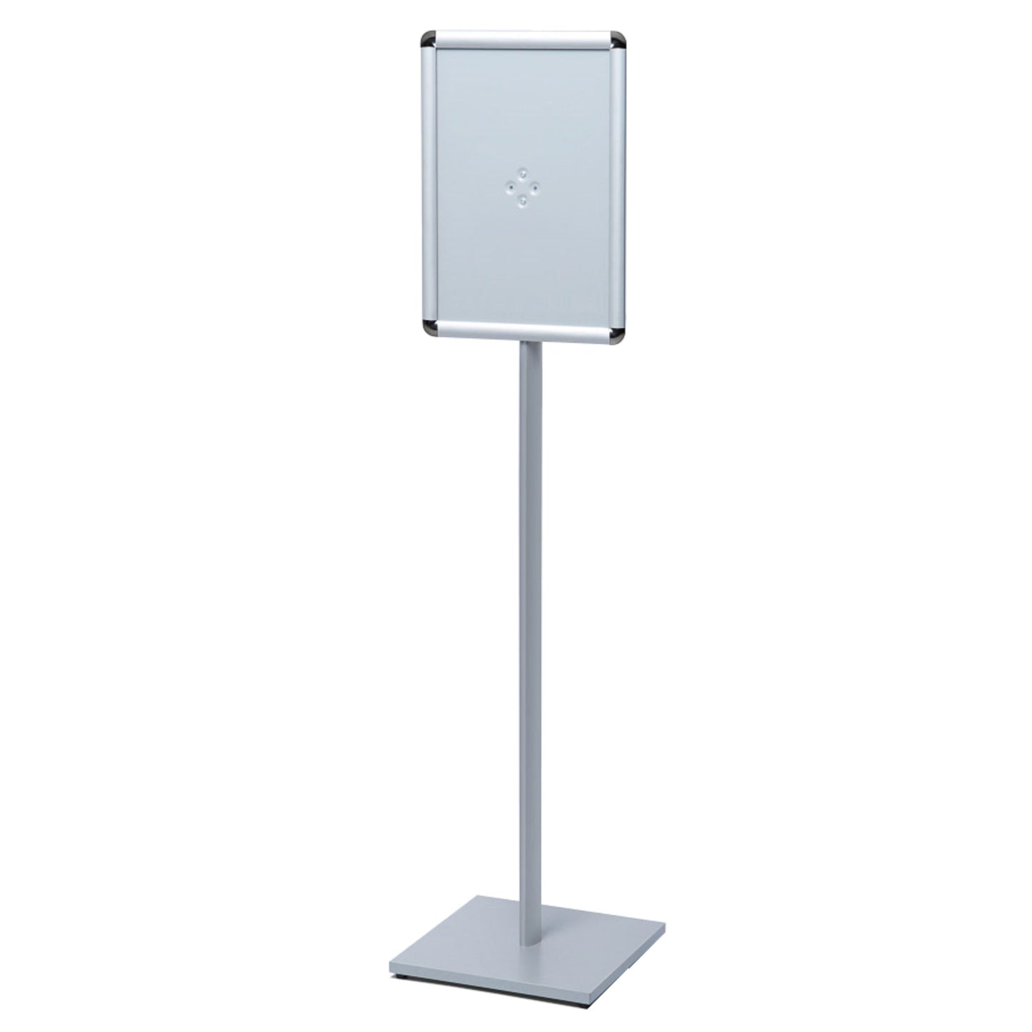Showdown® Displays Infodisplay Design Standard 33 x 146,5 x 33 cm (B x H x T) DIN A3 silber