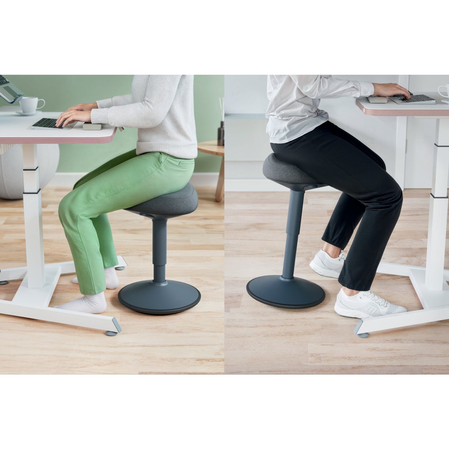 Leitz Sitzhocker Ergo Active Komfortsitz Farbe der Sitzfläche: dunkelgrau