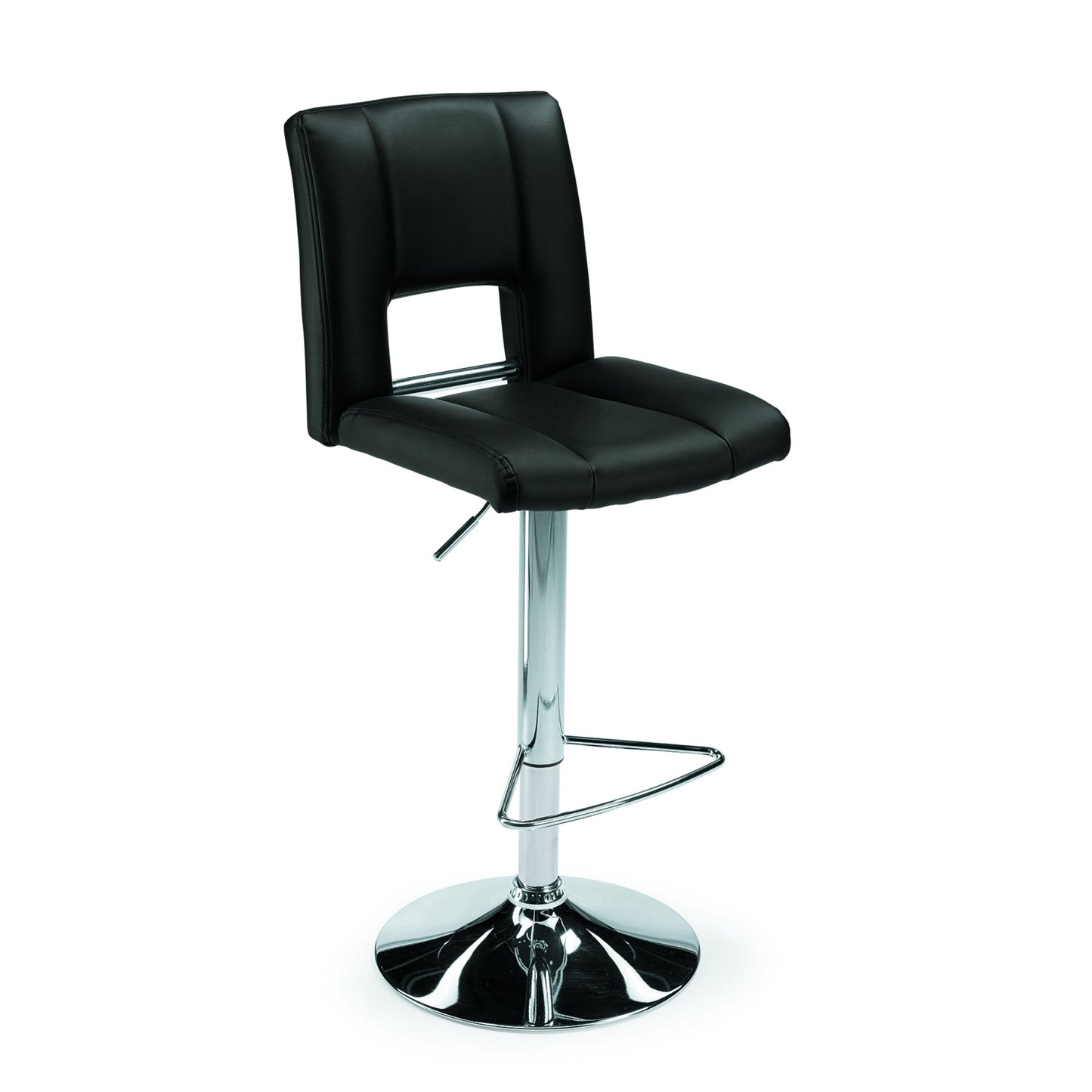 Barhocker ANZIO Kunstleder schwarz 2 St./Pack.