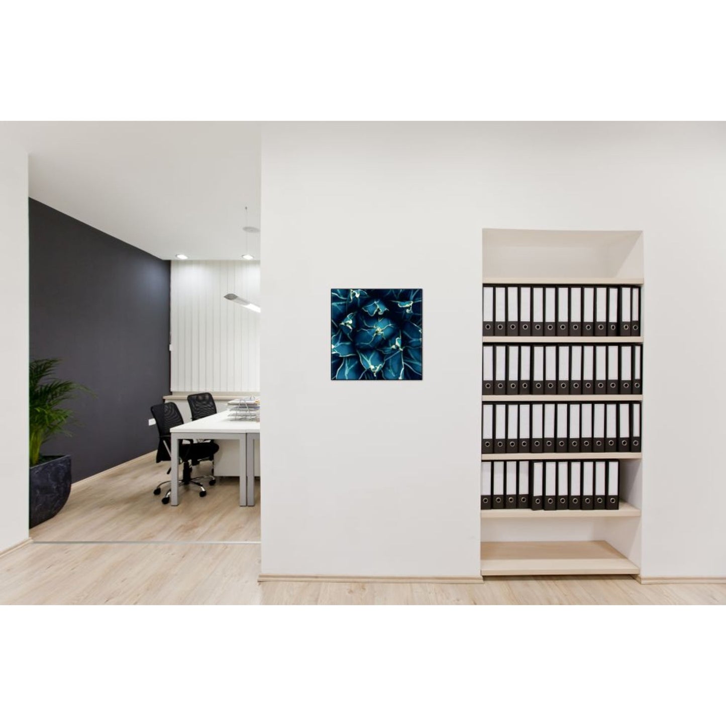 Showdown® Displays Dekobild Kaktus 40 x 40 cm (B x H) Holz
