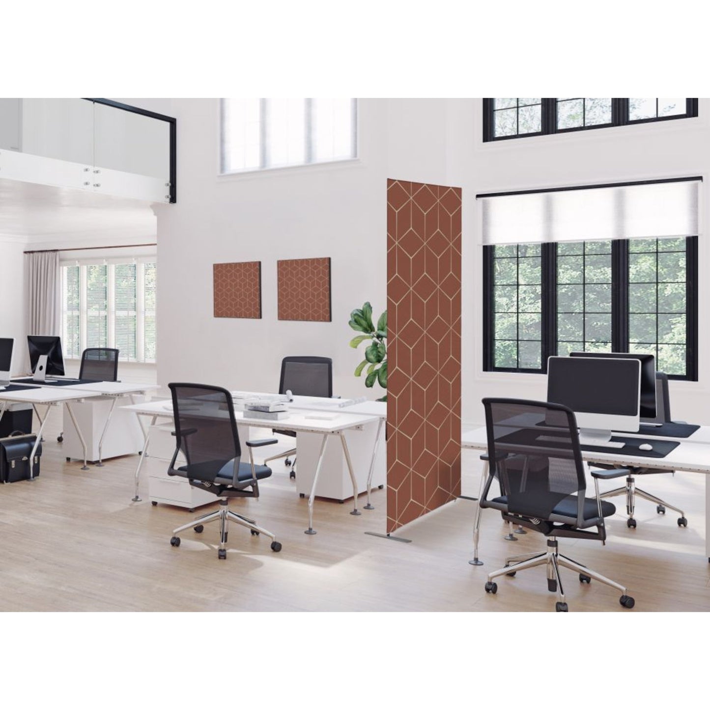 Showdown® Displays Dekobild Hexagon 40 x 40 cm (B x H) Holz