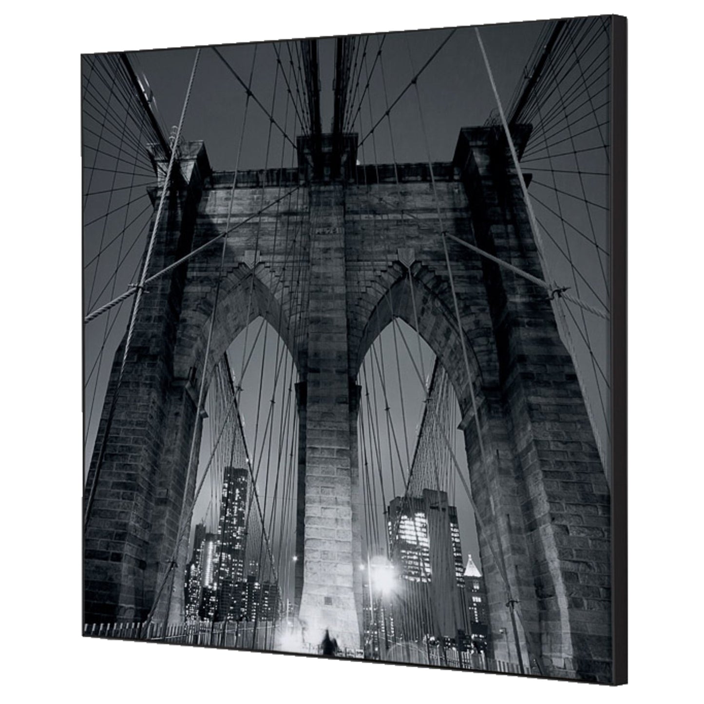 Showdown® Displays Dekobild New York Manhattan Brücke 40 x 40 cm (B x H) Holz