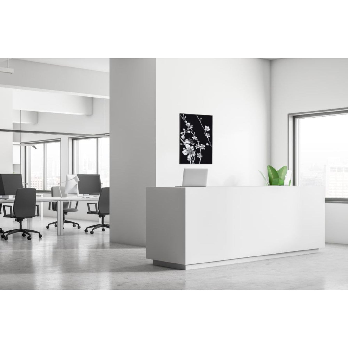 Showdown® Displays Dekobild Japanische Kirschblüte 84,1 x 59,4 cm (B x H) Holz
