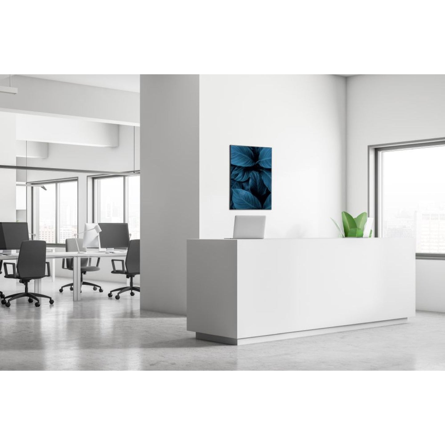 Showdown® Displays Dekobild Botanische Blätter 84,1 x 59,4 cm (B x H) Holz