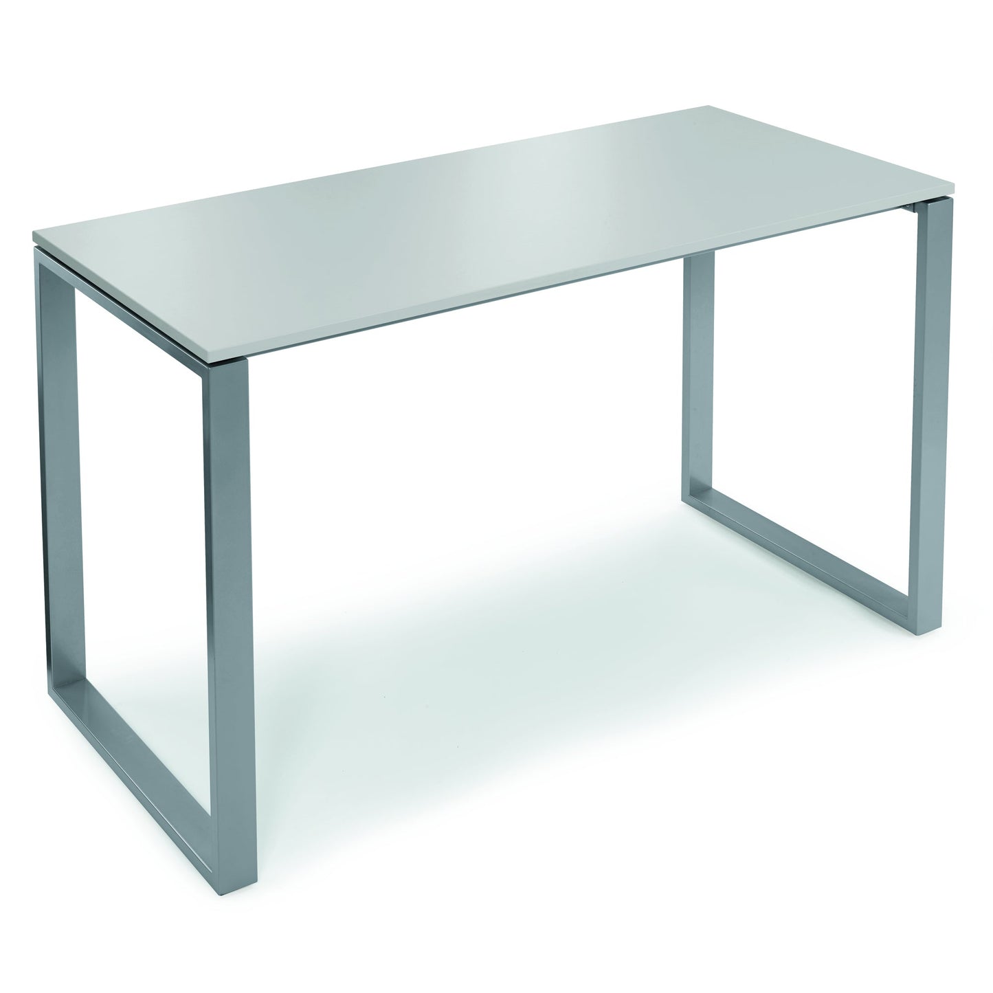 Stehtisch CELSUS 1.600 x 1.100 x 800 mm (B x H x T) Spanplatte lichtgrau