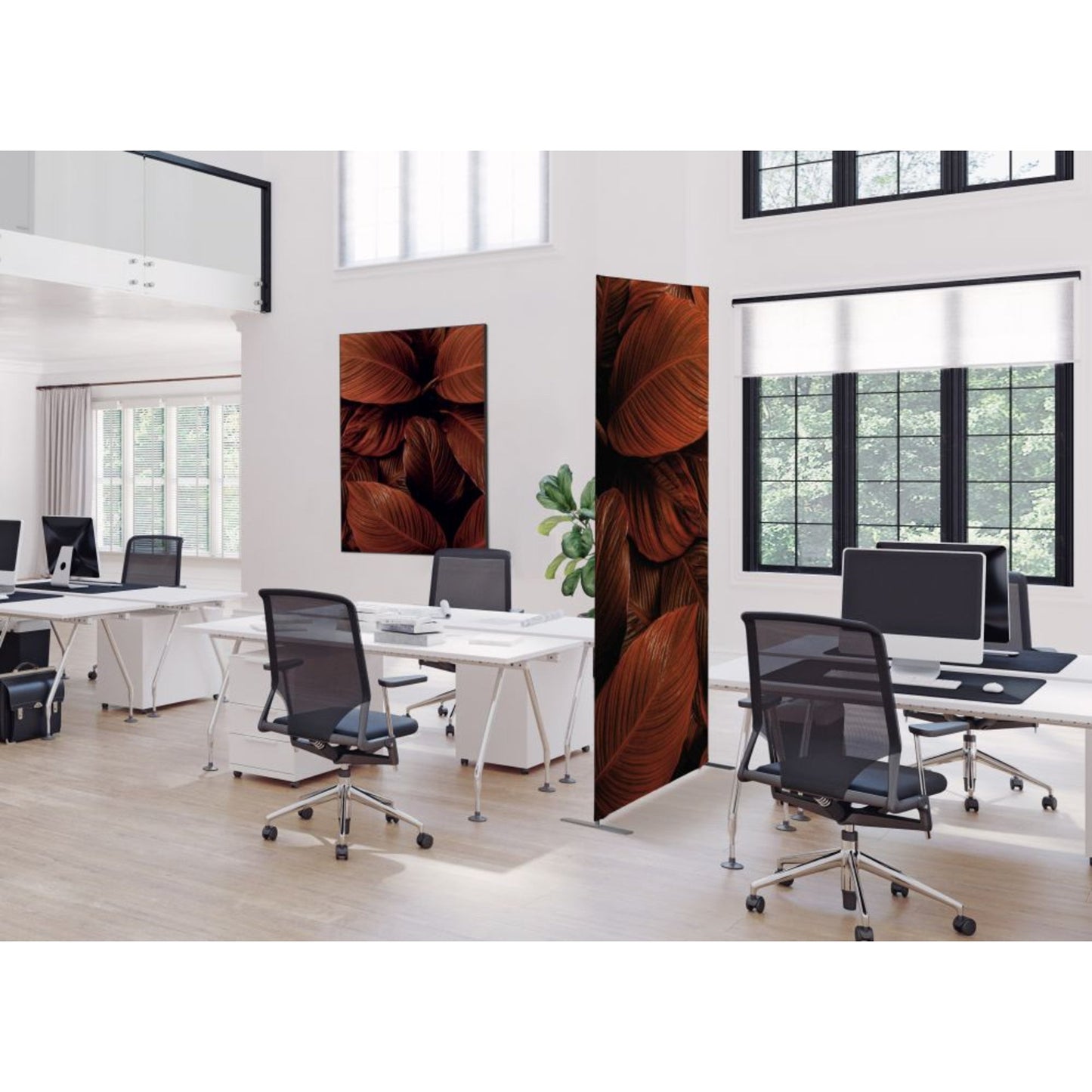 Showdown® Displays Dekobild Blätter 42 x 59,4 cm (B x H) Holz