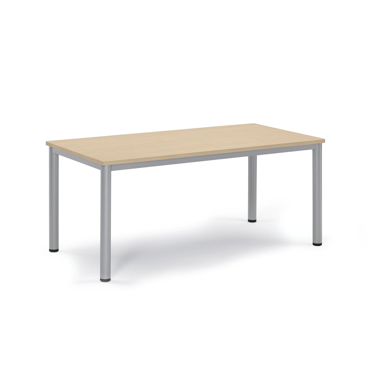 Konferenztisch BASE-MODUL Q 1.600 x 720 x 800 mm (B x H x T) 3-Schicht-Spanplatte, melaminharzbeschichtet Farbe der Tischplatte: ahorn