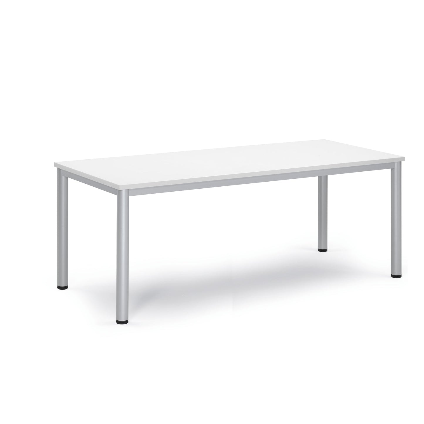 Konferenztisch BASE-MODUL Q 1.800 x 720 x 800 mm (B x H x T) 3-Schicht-Spanplatte, melaminharzbeschichtet Farbe der Tischplatte: weiß