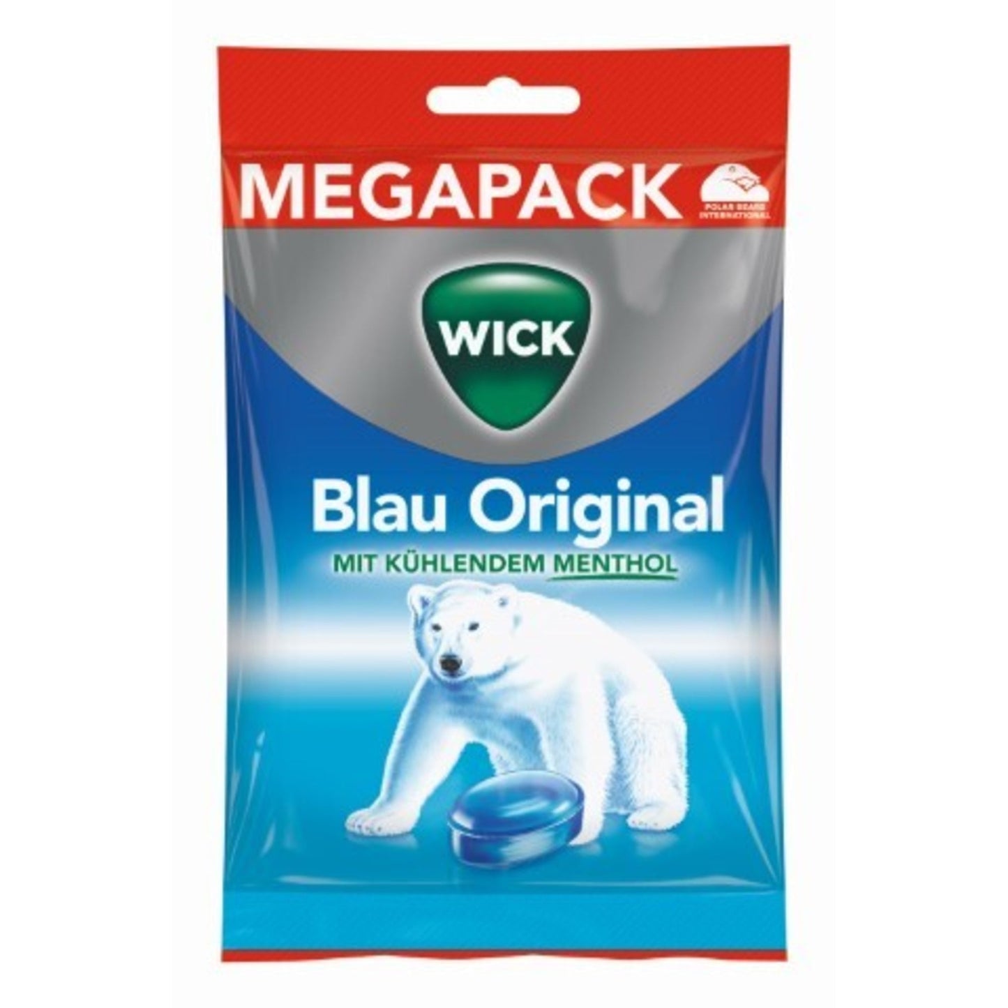 WICK Hustenbonbons Blau Original Menthol 144 g/Pack.