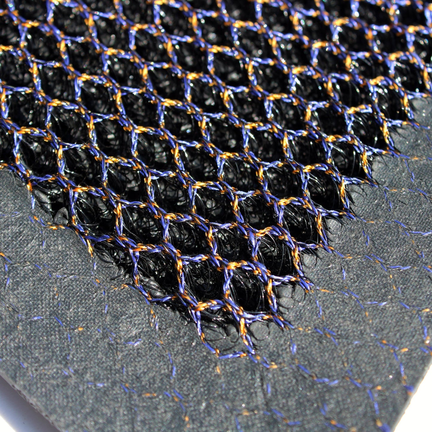 Doortex Schmutzfangmatte Meshmat Innenbereich 80 x 120 cm (B x L) Nylon Material der Rückseite: PVC orange/blau