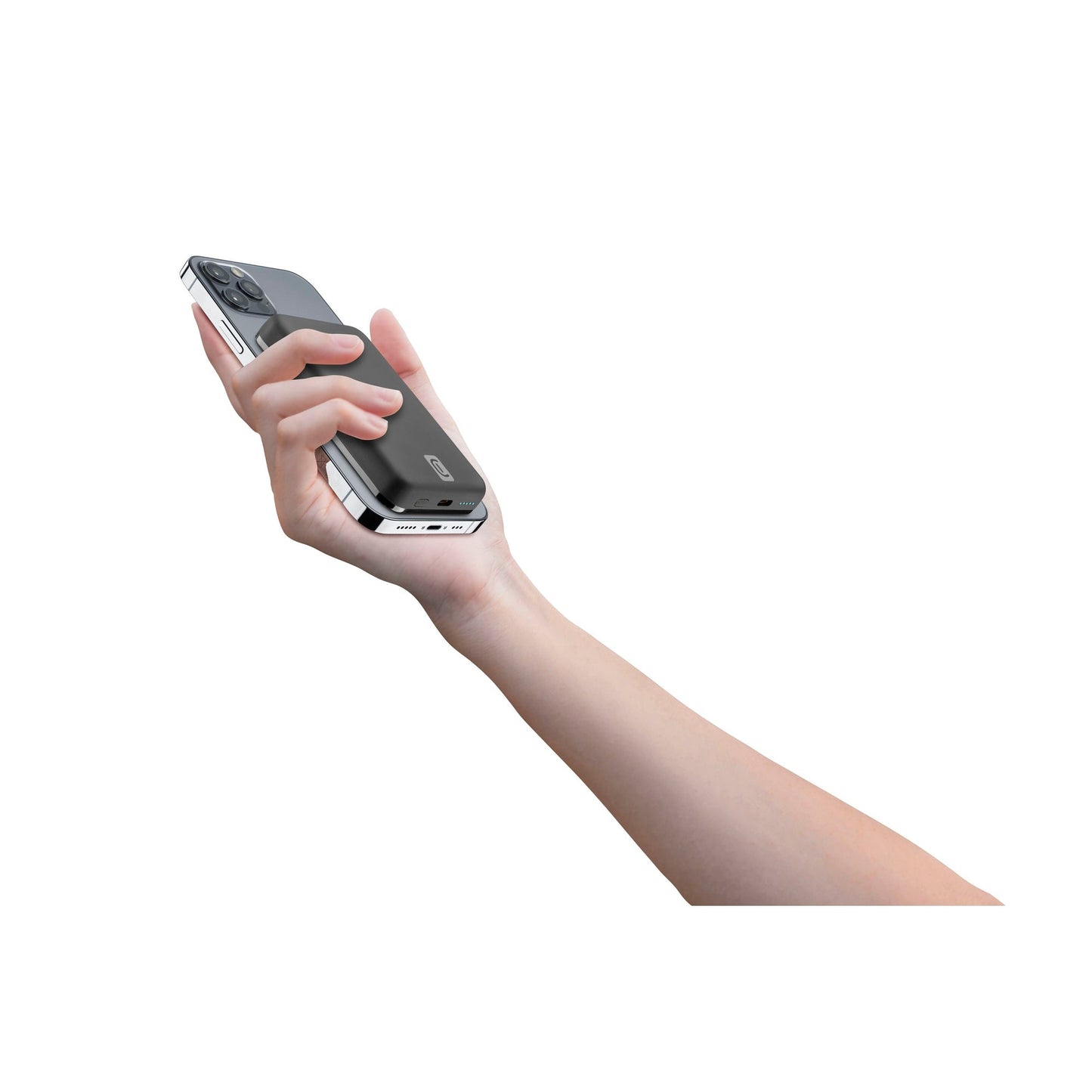 cellularline Powerbank MAG 5000 Produktverwendung: Apple iPhone USB-C inkl. USB-C/USB-C-Kabel schwarz