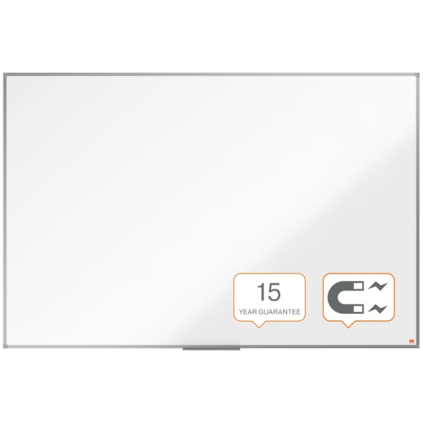 Nobo® Whiteboard Essence Maße der Oberfläche: 180 x 120 cm (B x H) Tafel magnethaftend nicht beidseitig beschreibbar Stahl lackiert weiß