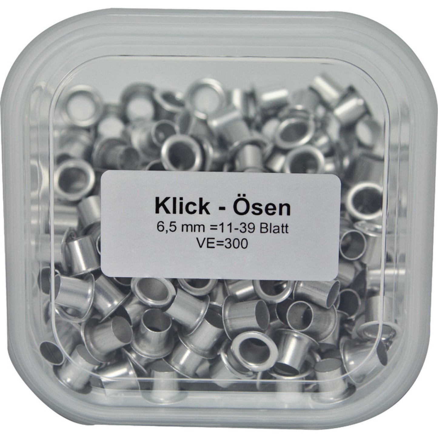 Soldan Ösen Klick-Öse Nr. 2 6,5mm Metall 300 St./Pack.