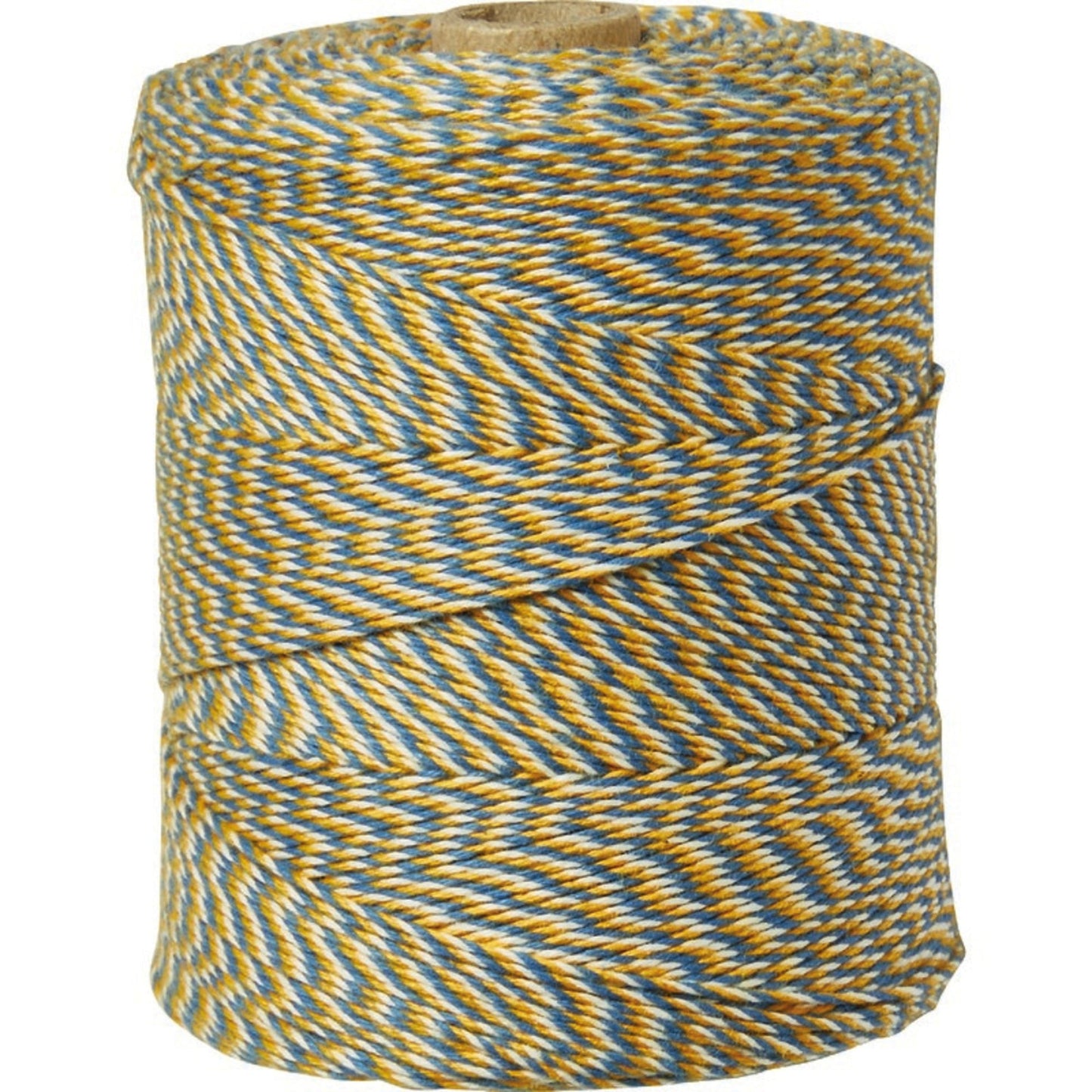 SoldanPlus Bindfaden 360m Baumwolle blau/weiß/gelb