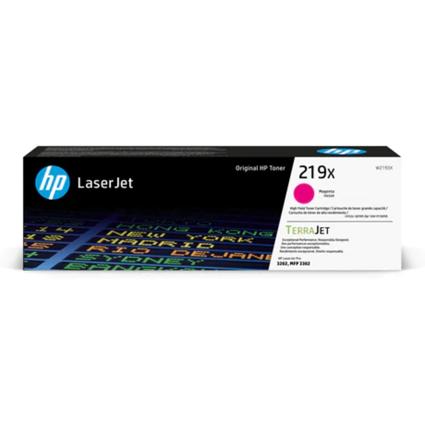 HP Toner Originalzubehör 219X ca. 2.500 Seiten magenta