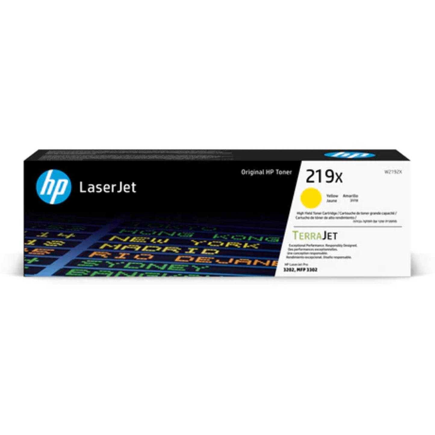 HP Toner Originalzubehör 219X ca. 2.500 Seiten gelb