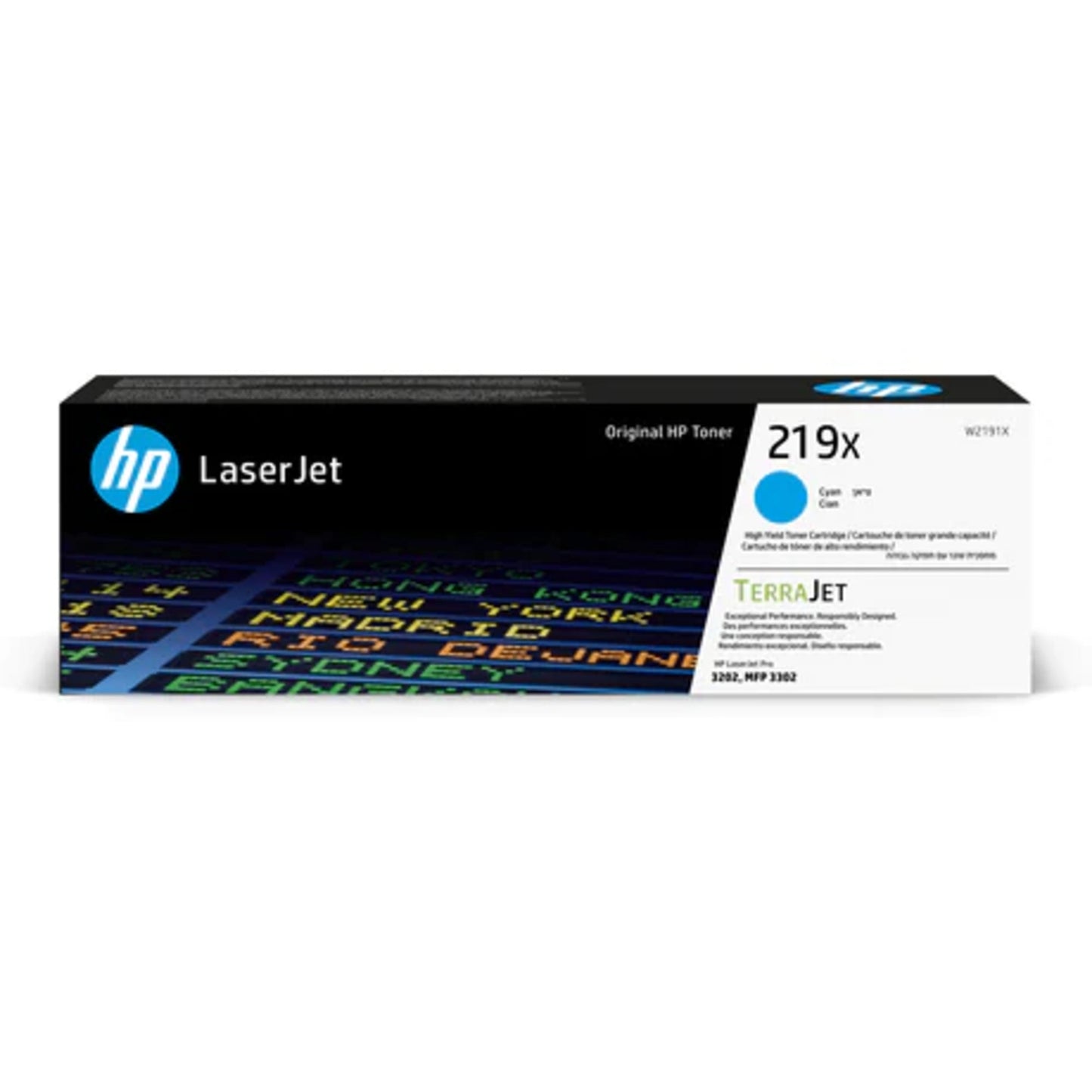 HP Toner Originalzubehör 219X ca. 2.500 Seiten cyan
