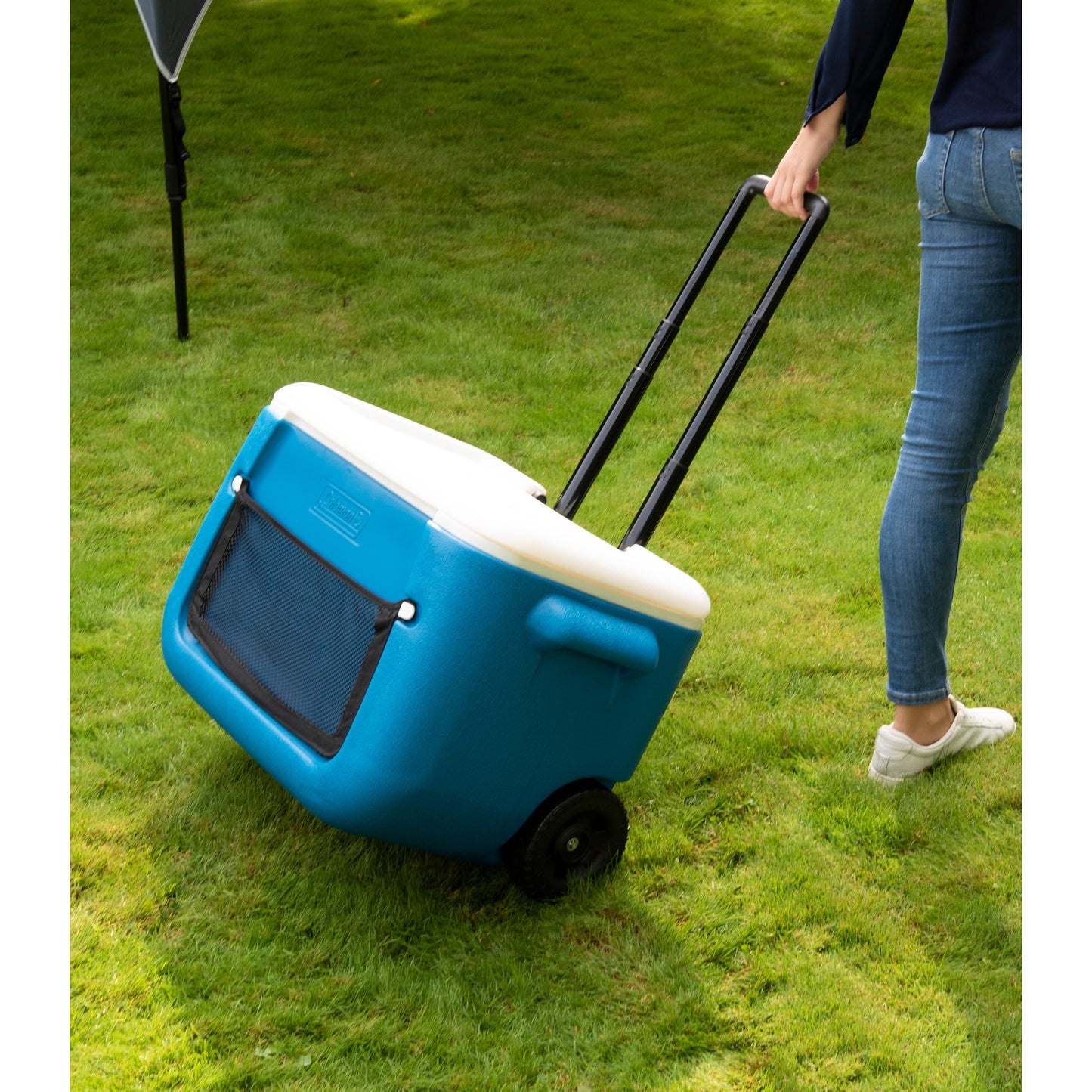 Coleman Kühlbox 50QT Polylite Wheeled 46l Polypropylen blau/weiß
