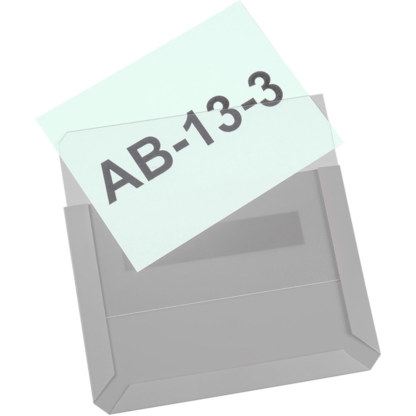 EICHNER Sichttasche DIN A6 quer Hart-PVC transparent 10 St./Pack.