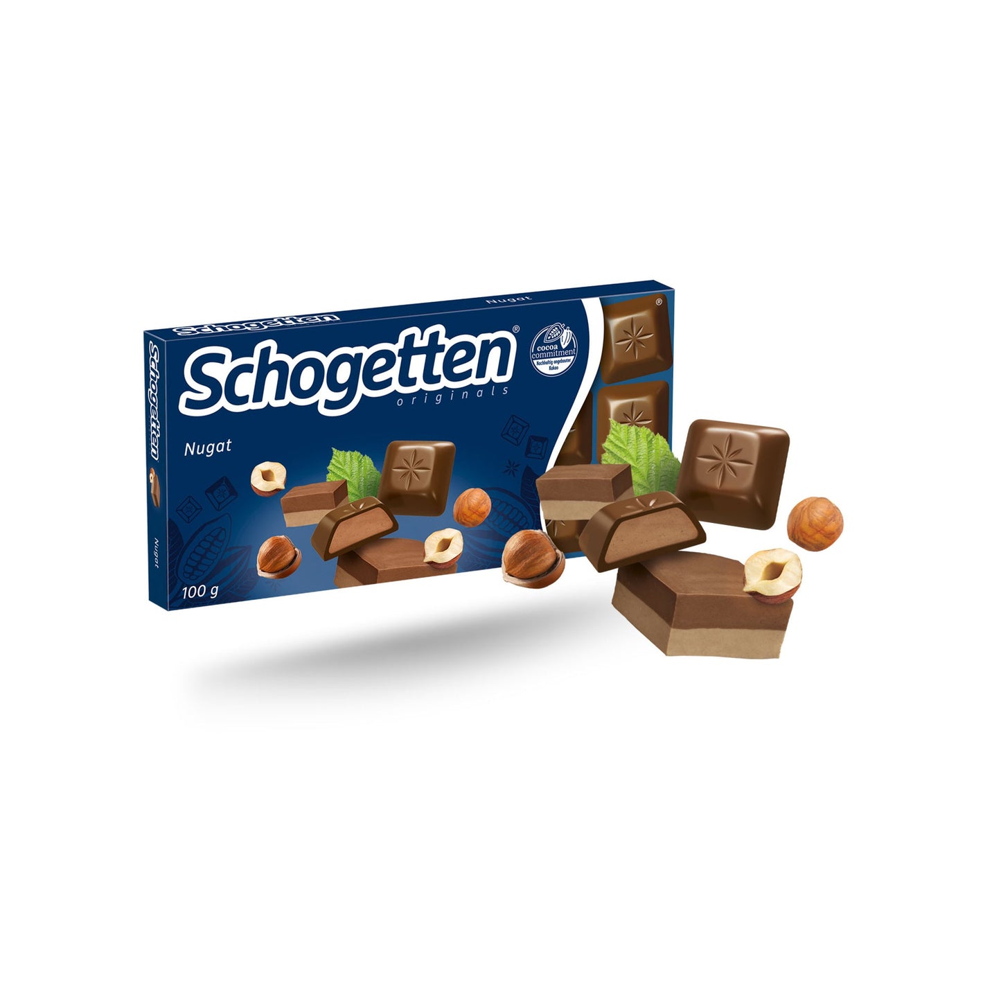 Schogetten Schokolade Nougat 100 g/Pack.