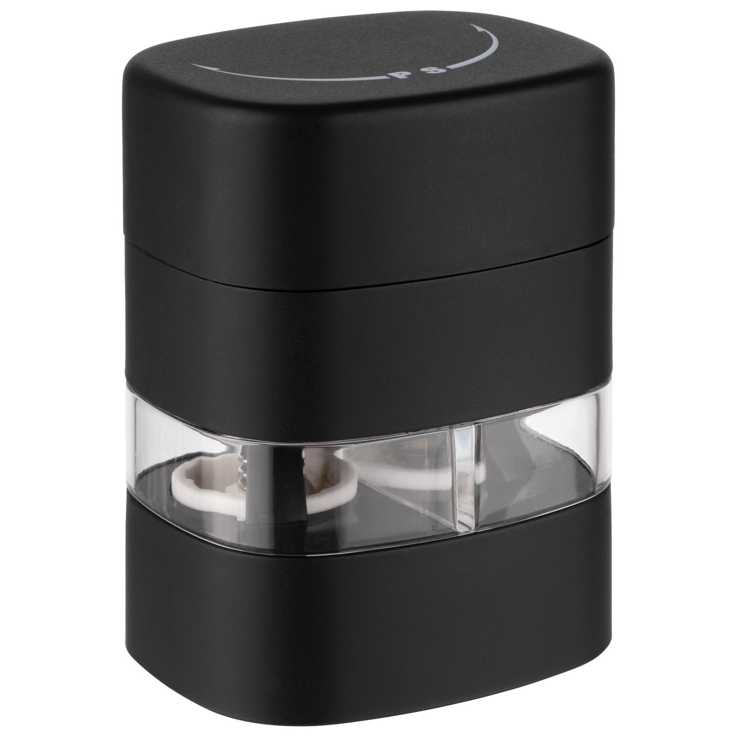 APS Salz- und Pfeffermühle 2in1 6 x 8 x 5 cm (B x H x T) ABS Kunststoff/Acryl schwarz