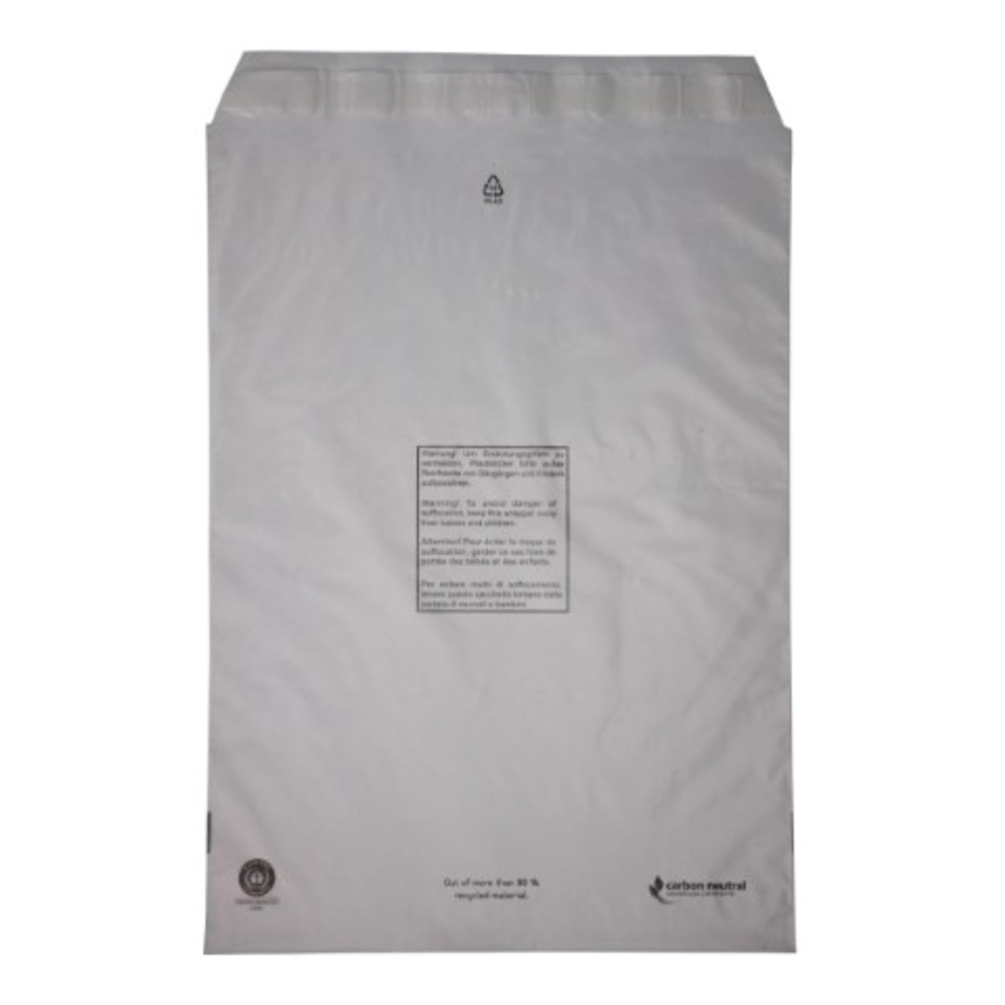 Versandtasche 400 x 500 x -50 mm (B x H x T) mit Adhäsionsverschluss ohne Fenster 40µm transparent 1.000 St./Pack.