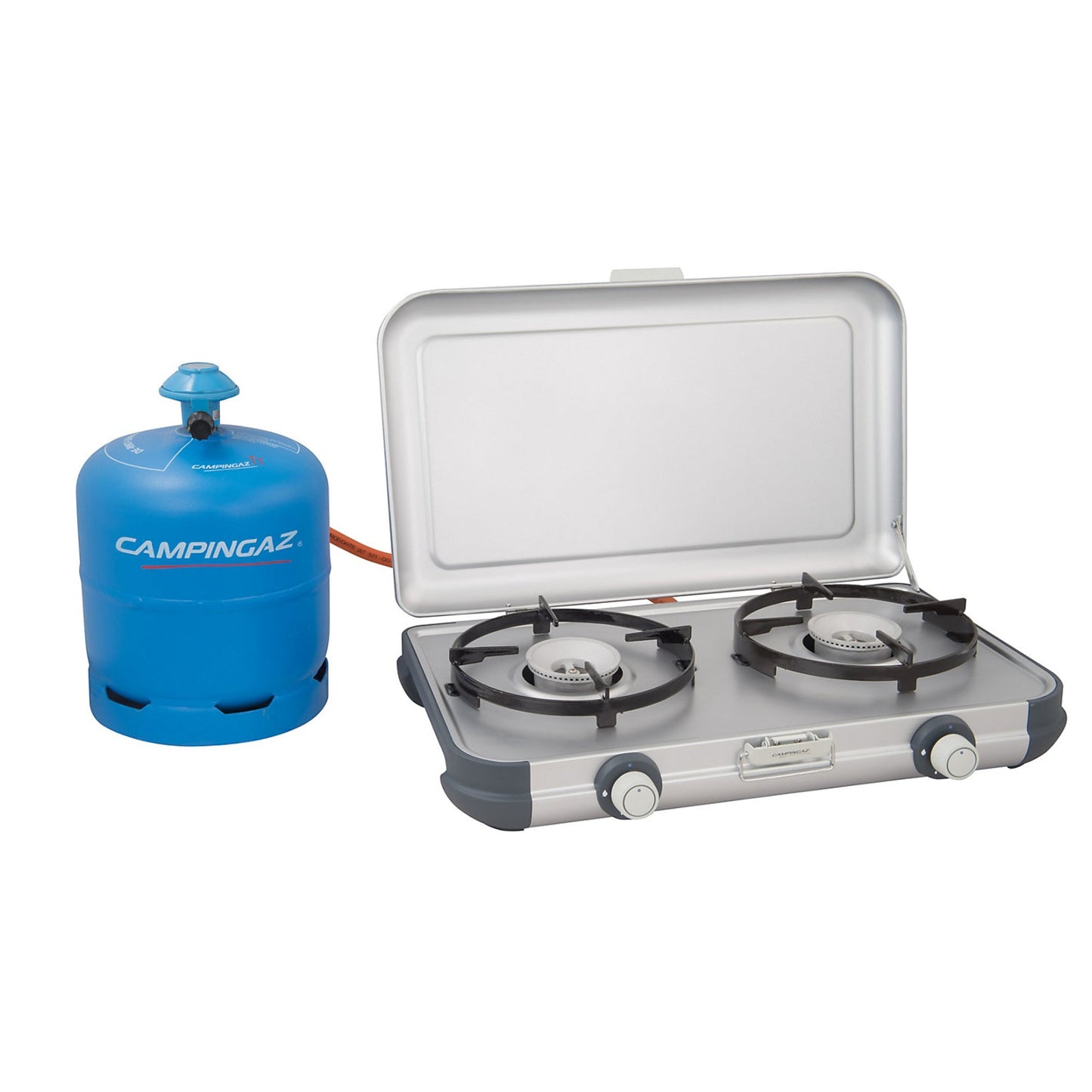CAMPINGAZ Campingkocher Camping Kitchen 2 R offen: 49 x 33 x 45 cm, geschlossen: 49 x 10 x 35 cm (B x H xs T) 2 x 145 g/h manuell Stahl, lackiert