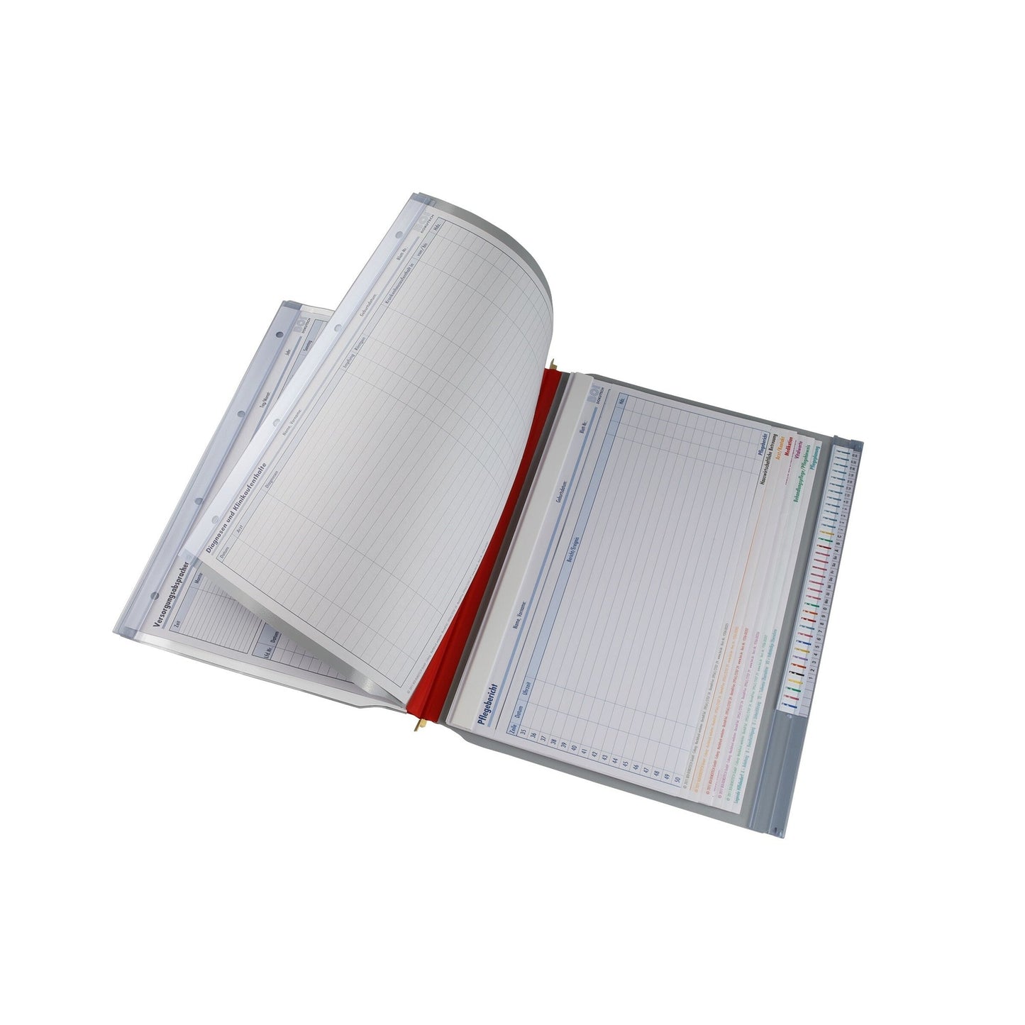 BOI Planettentasche Planette 9108-00529 DIN A4 Kunststoff grau/rot