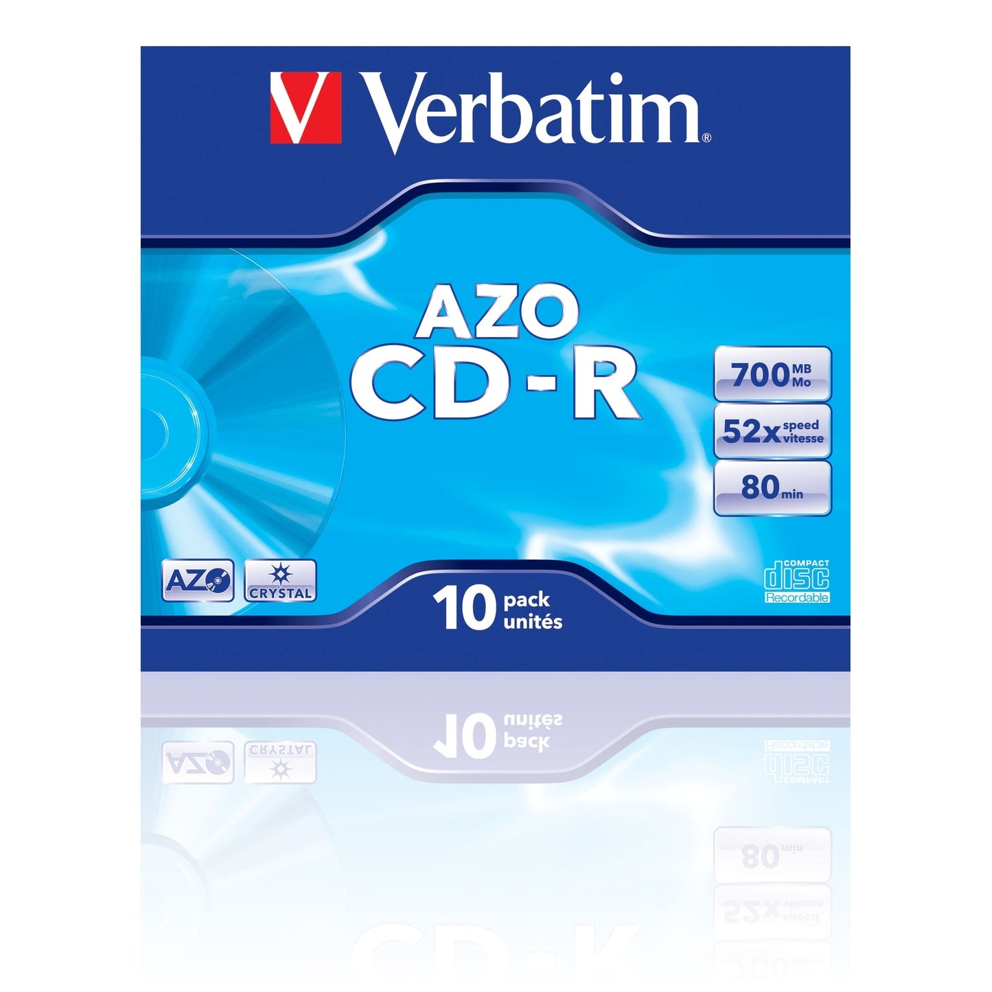 Verbatim CD-R 80min 700Mbyte 52x 10 St./Pack.