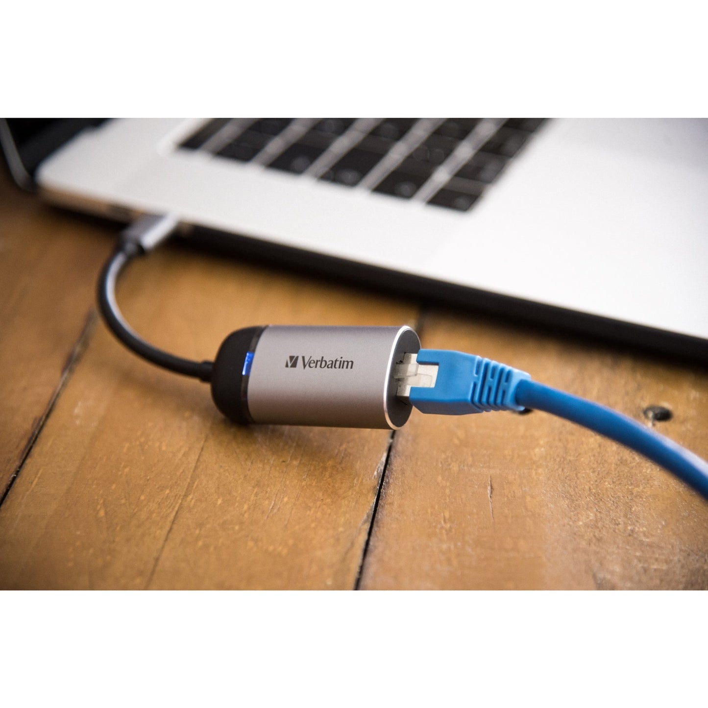 Verbatim Adapter USB-C-Stecker/LAN-Buchse schwarz/grau