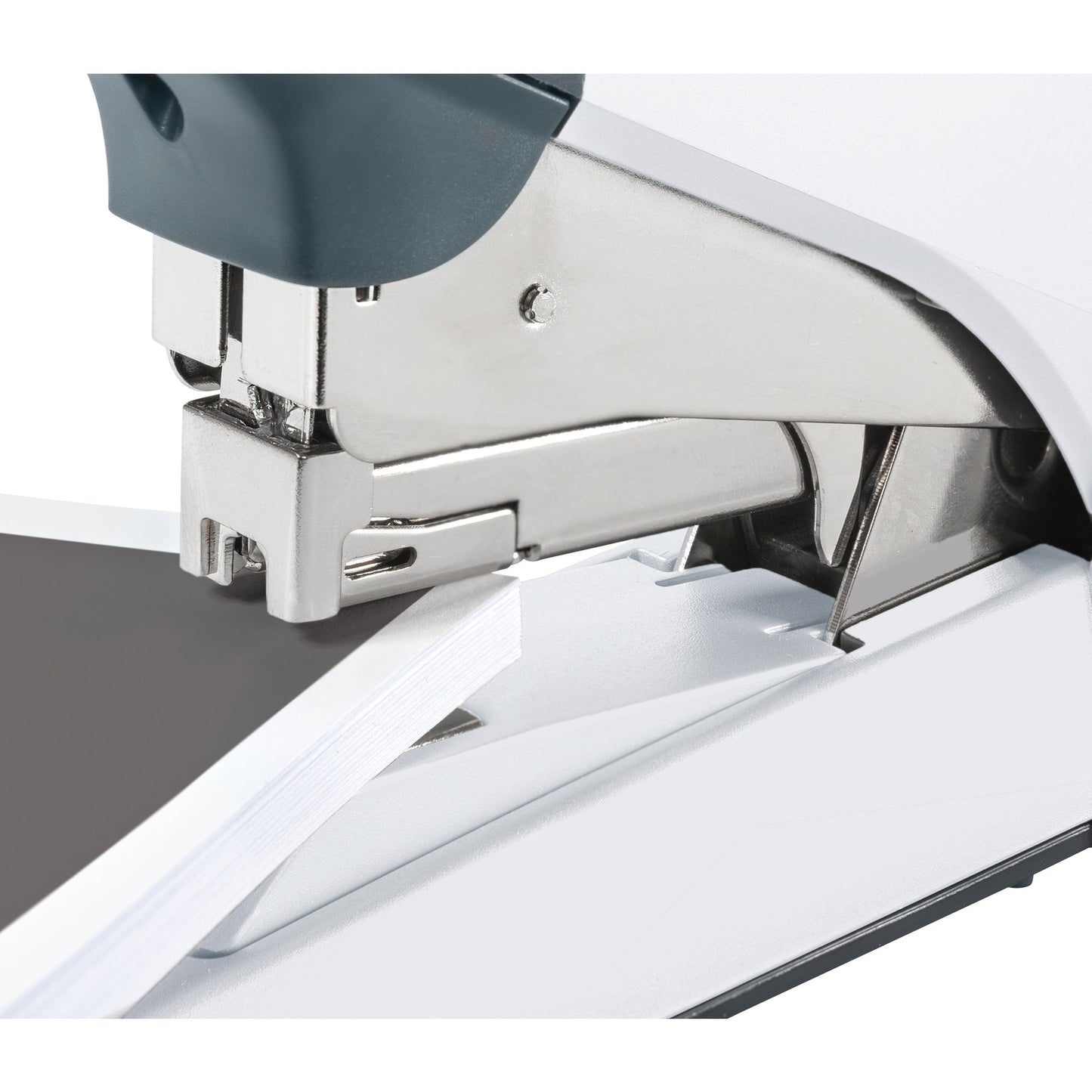 Leitz Blockheftgerät 5552 25/10 Flachheftung 60 Bl. (80 g/m²) Metall/Kunststoff hellgrau