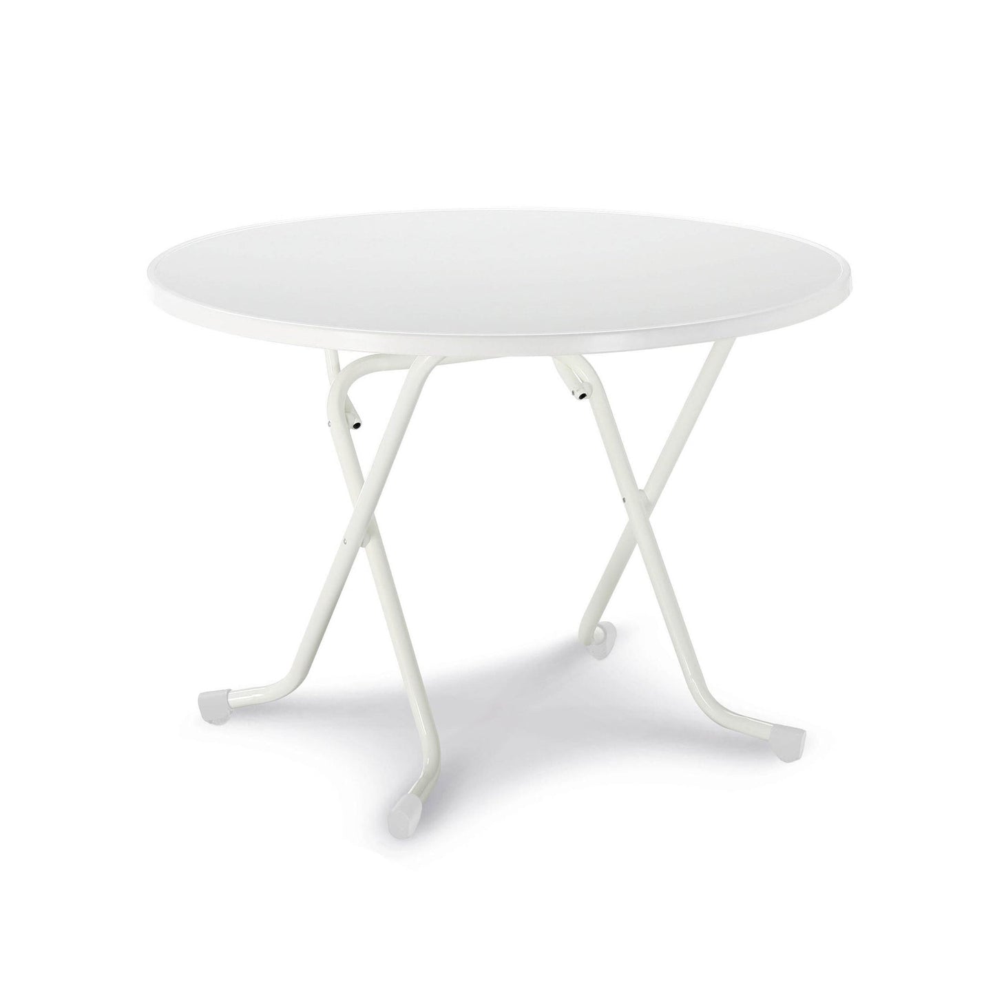BEST Klapptisch Dublin 1.000 x 730 mm (Ø x H) Alcolit, laminiert weiß
