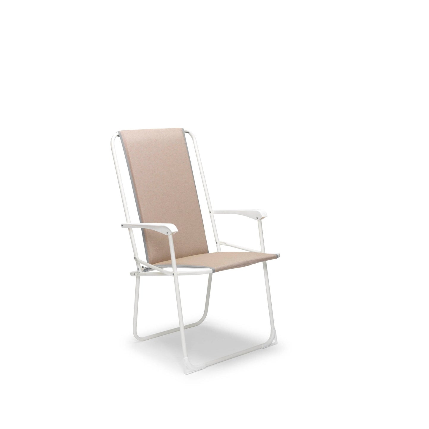 BEST Campingstuhl Produkttypbezeichnung: Chiemsee 120kg 56 x 93 x 53 cm (B x H x T) Polycotton beige