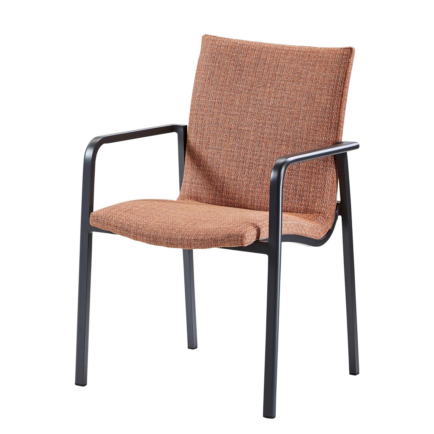 BEST Gartenstuhl Positano Stapelstuhl 57 x 86 x 63 cm (B x H x T) 100 % Olefin/Spezialschaum terracotta 4 St./Pack.