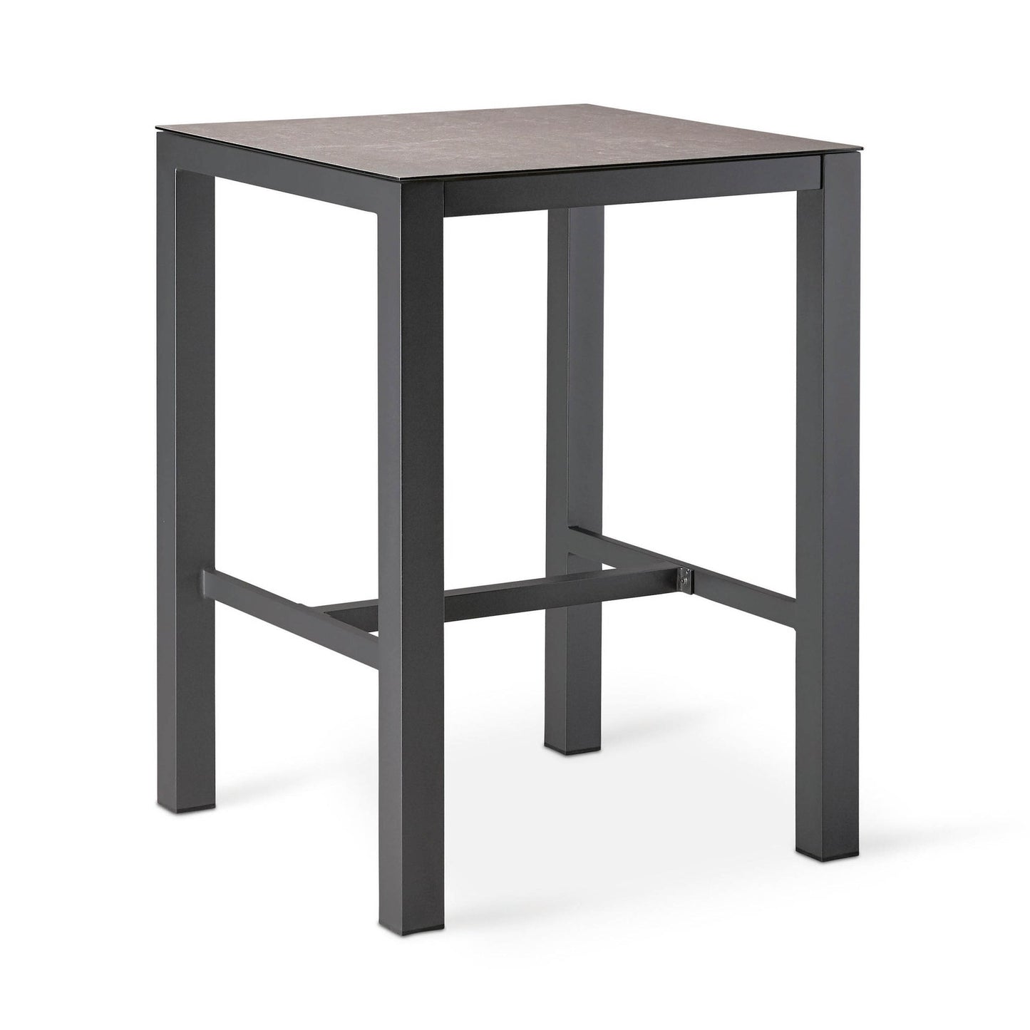 BEST Stehtisch Rhodos 80 x 109,5 x 80 cm (B x H x T) Hochdrucklaminat (HPL) grau