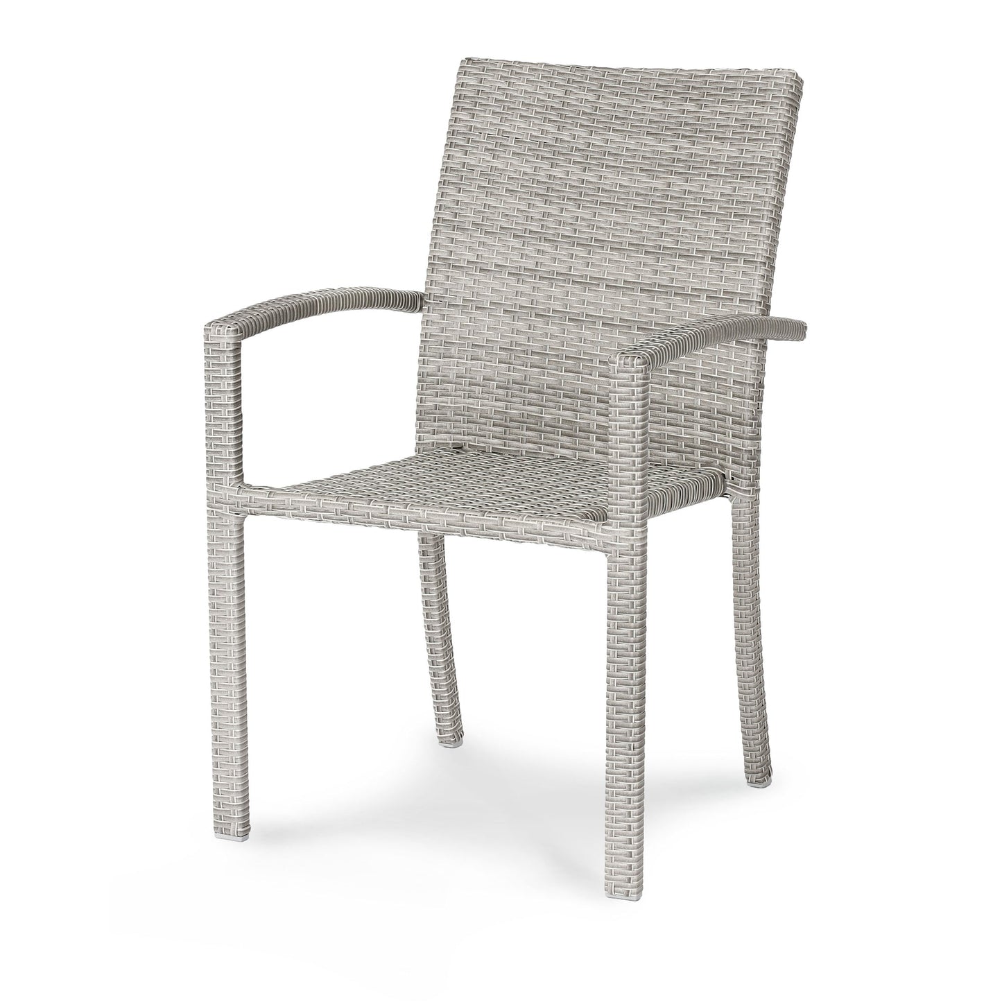 BEST Gartenstuhl Samoa Stapelstuhl 57 x 88 x 63 cm (B x H x T) Korbgeflecht, synthetisch mocca