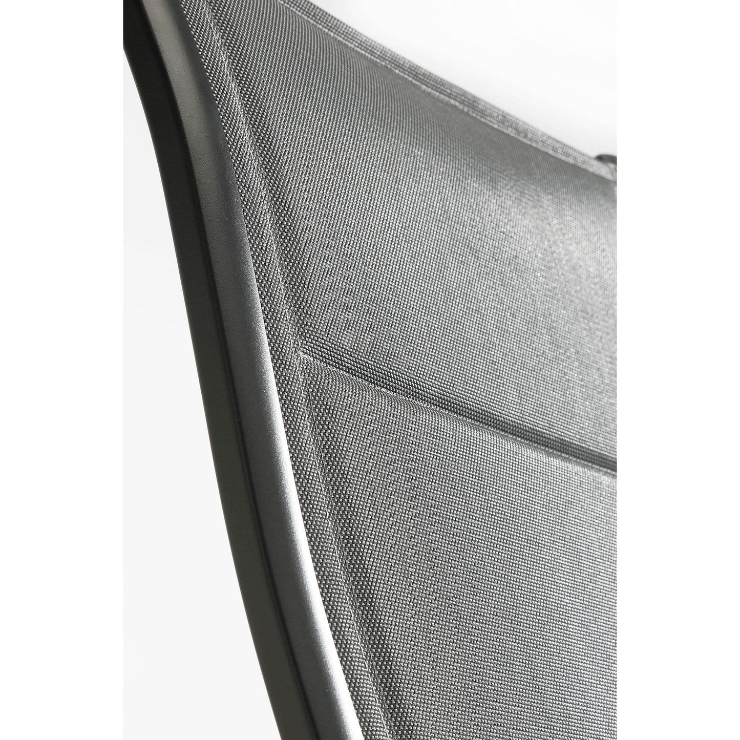 BEST Gartenstuhl Varese Niedriglehner 56 x 87 x 59 cm (B x H x T) anthrazit matt