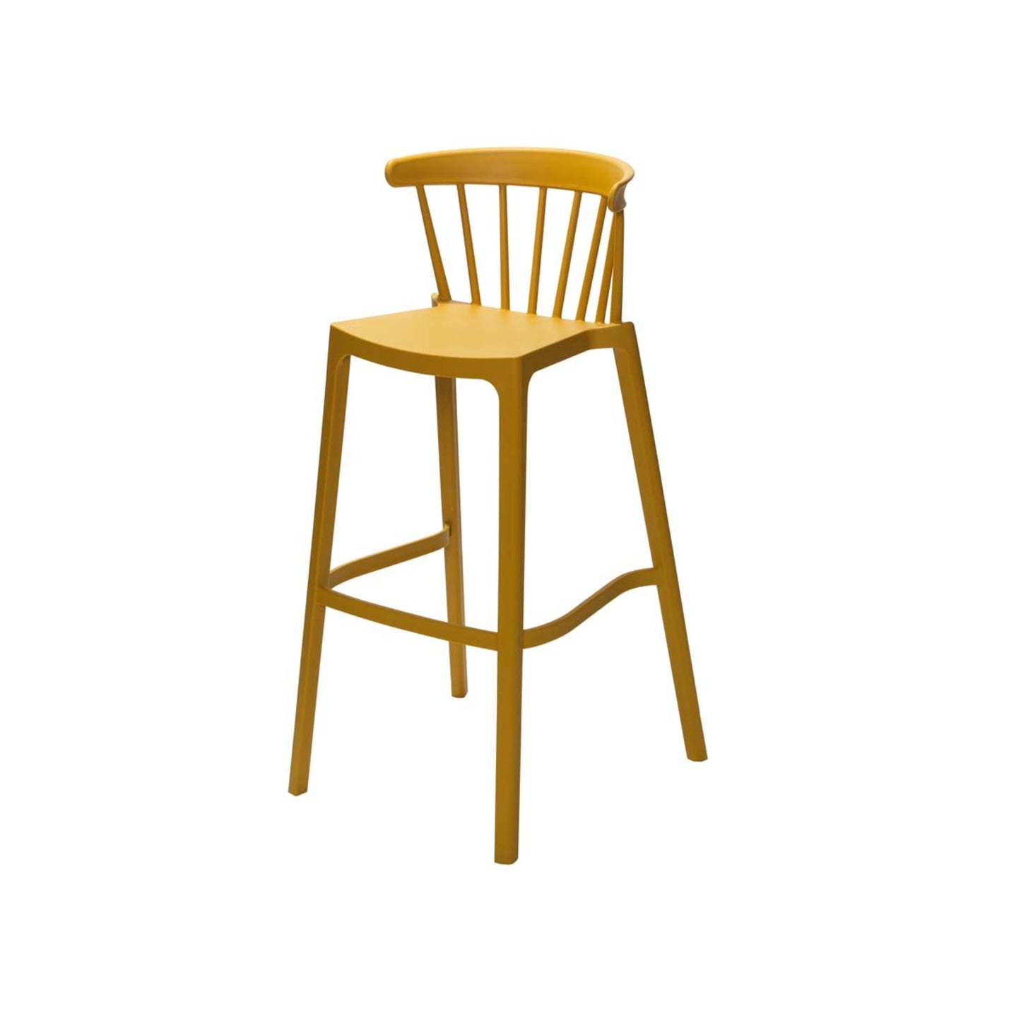 BEST Barhocker Windson 77cm Polypropylen gelb 4 St./Pack.