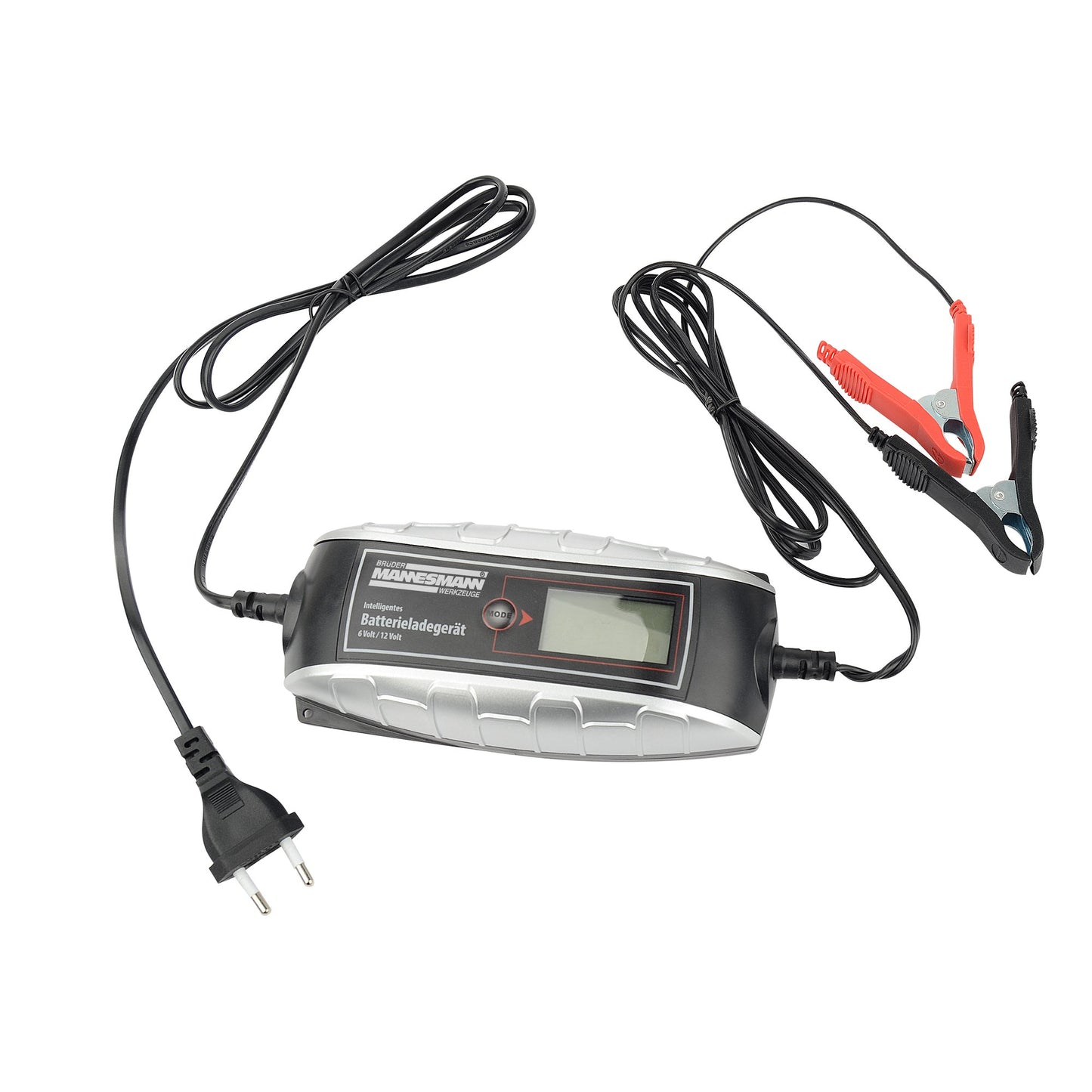 BRÜDER MANNESMANN KFZ-Batterieladegerät Autobatterien, Motorradbatterien: 6/12 V 9,5 x 11,5 x 44,5 cm (B x H x T) 4A