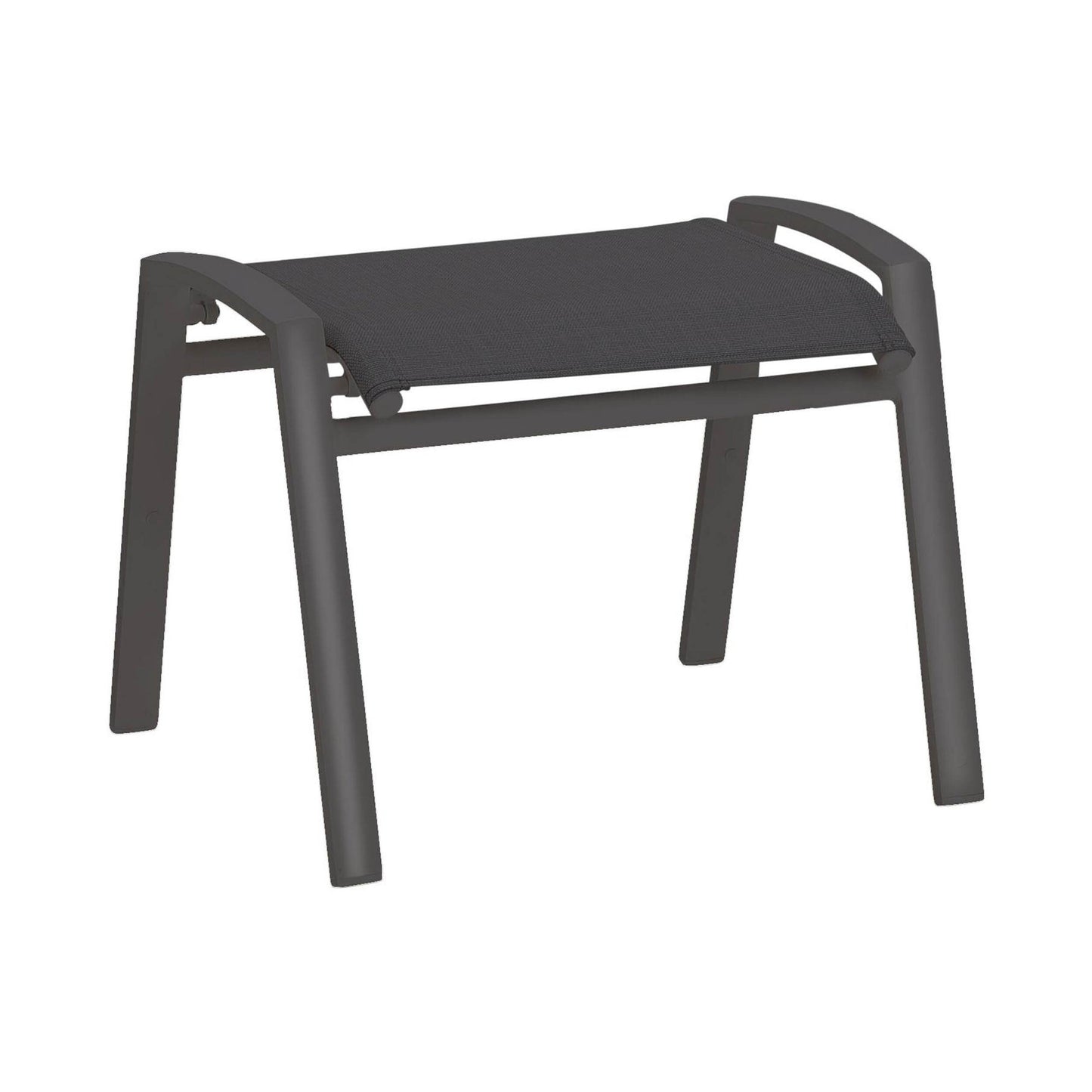 BEST Gartenhocker Cavalese 59 x 45 x 51 cm (B x H x T) 2,4kg Kunststoffgewebe anthrazit