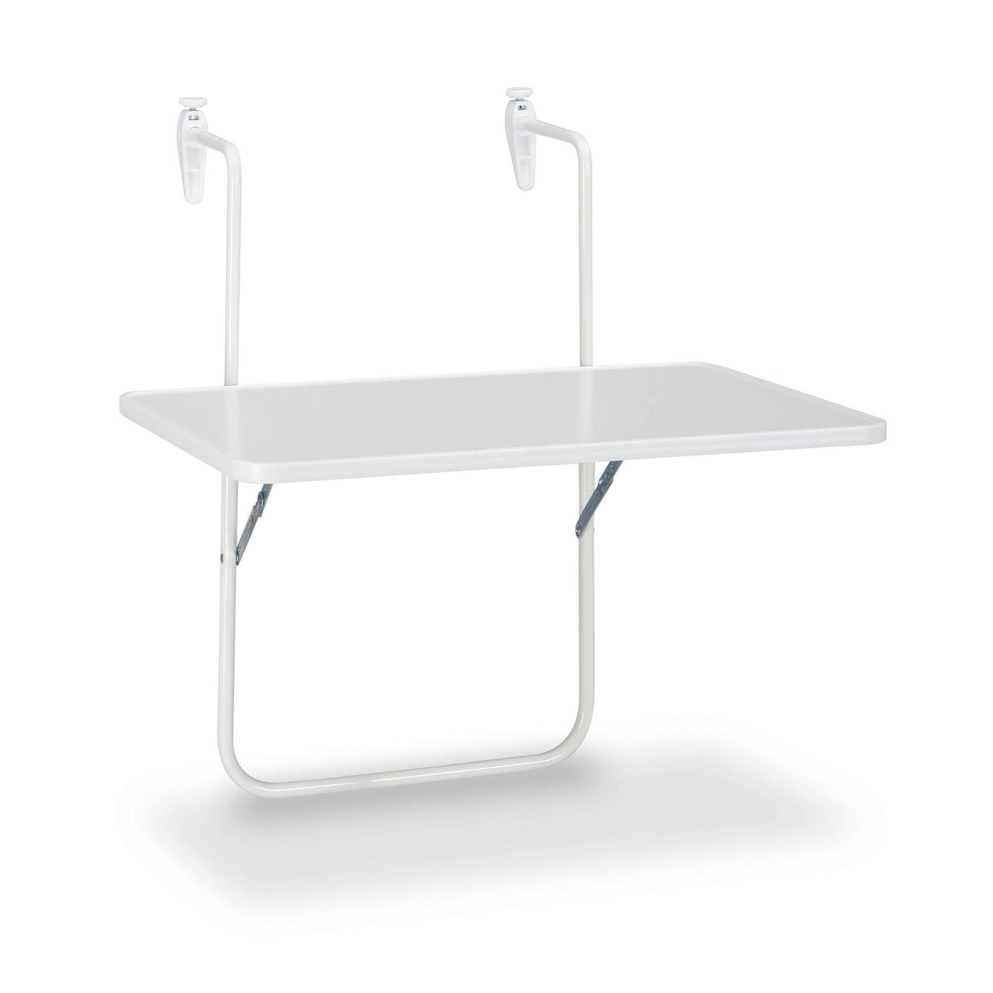 BEST Balkonhängetisch Boy 60 x 5 x 40 cm (B x H x T) geeignet für: Brüstungsbreite von 15 cm 3,5kg Kunststoff weiß