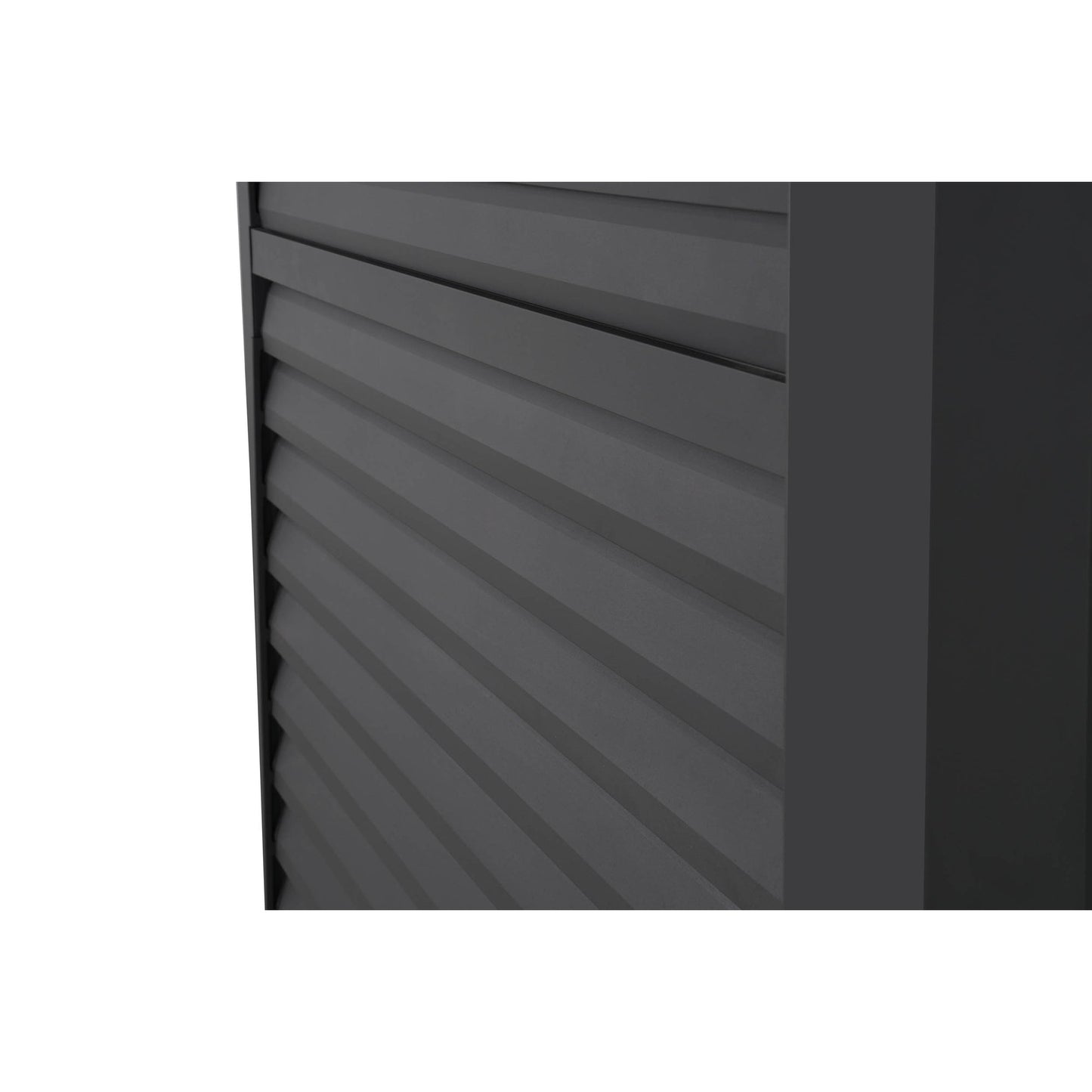 BEST Zubehör Terrassenüberdachung Shutter Seitenwand Best Terrassenüberdachung Cadiz 49940050 123 x 229 x 5 cm (B x H x T) Aluminium anthrazit
