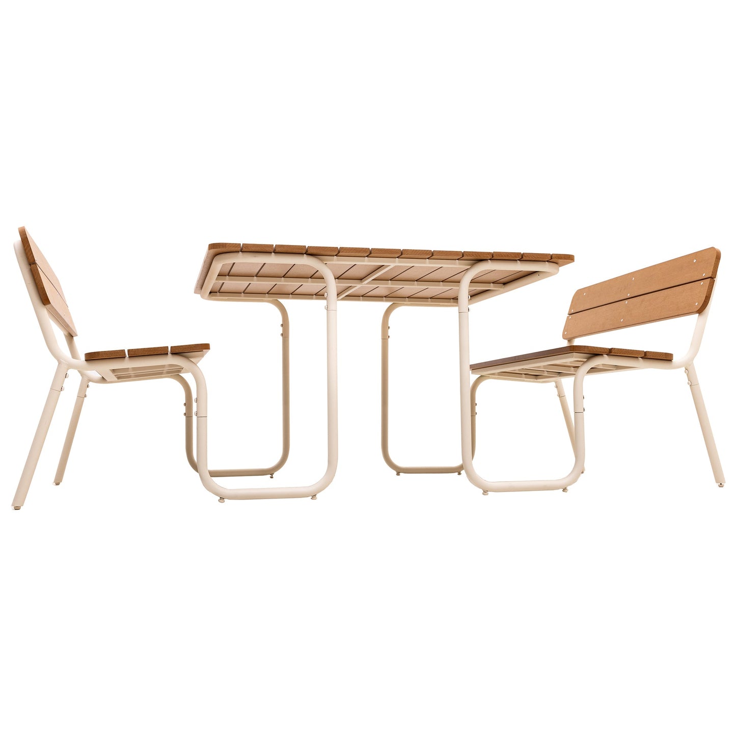 BEST Gartensitzgruppe Soullmate 120 x 82,5 x 242,2 cm (B x H x T) Polywood Polywood polywood