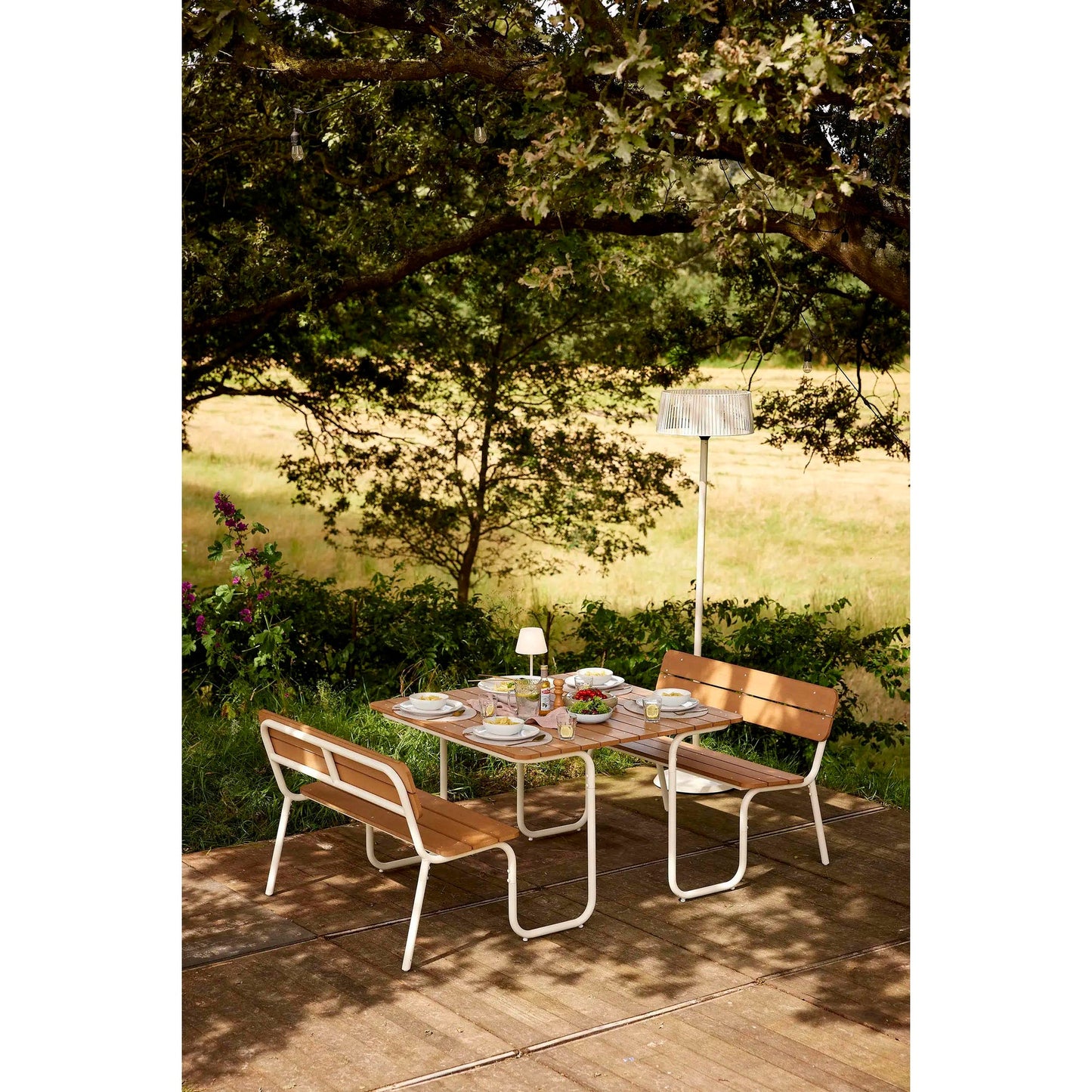 BEST Gartensitzgruppe Soullmate 120 x 82,5 x 242,2 cm (B x H x T) Polywood Polywood polywood