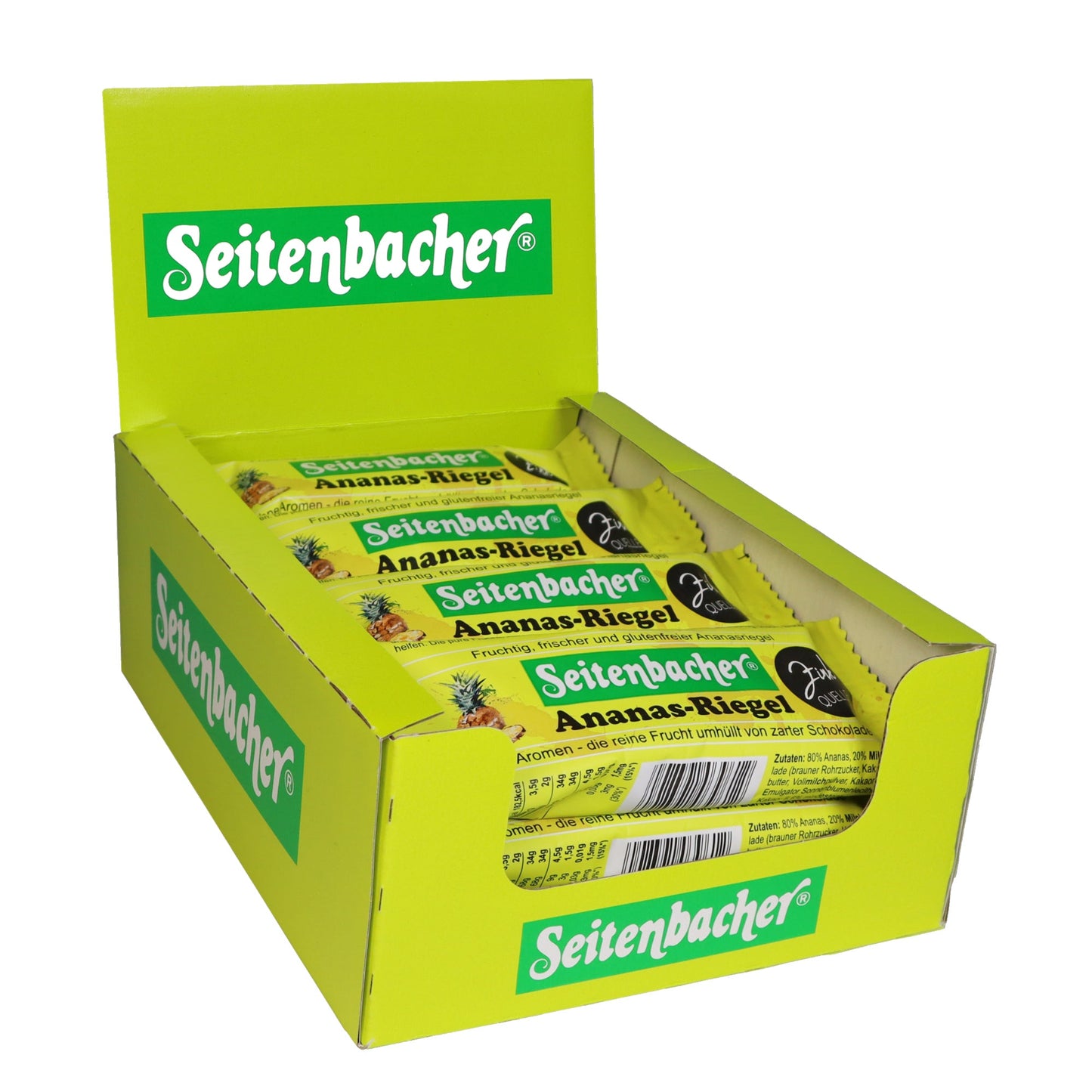 Seitenbacher Fruchtriegel Schoko Ananas 12 x 50 g/Pack.
