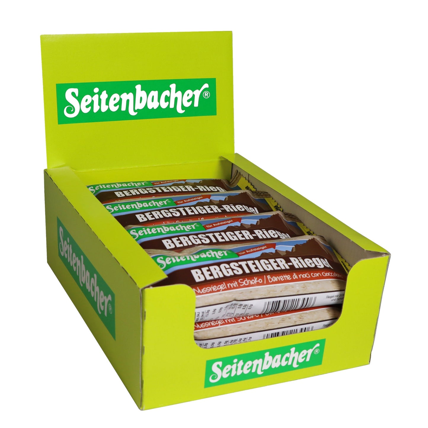 Seitenbacher Nussriegel Bergsteiger 12 x 50 g/Pack.