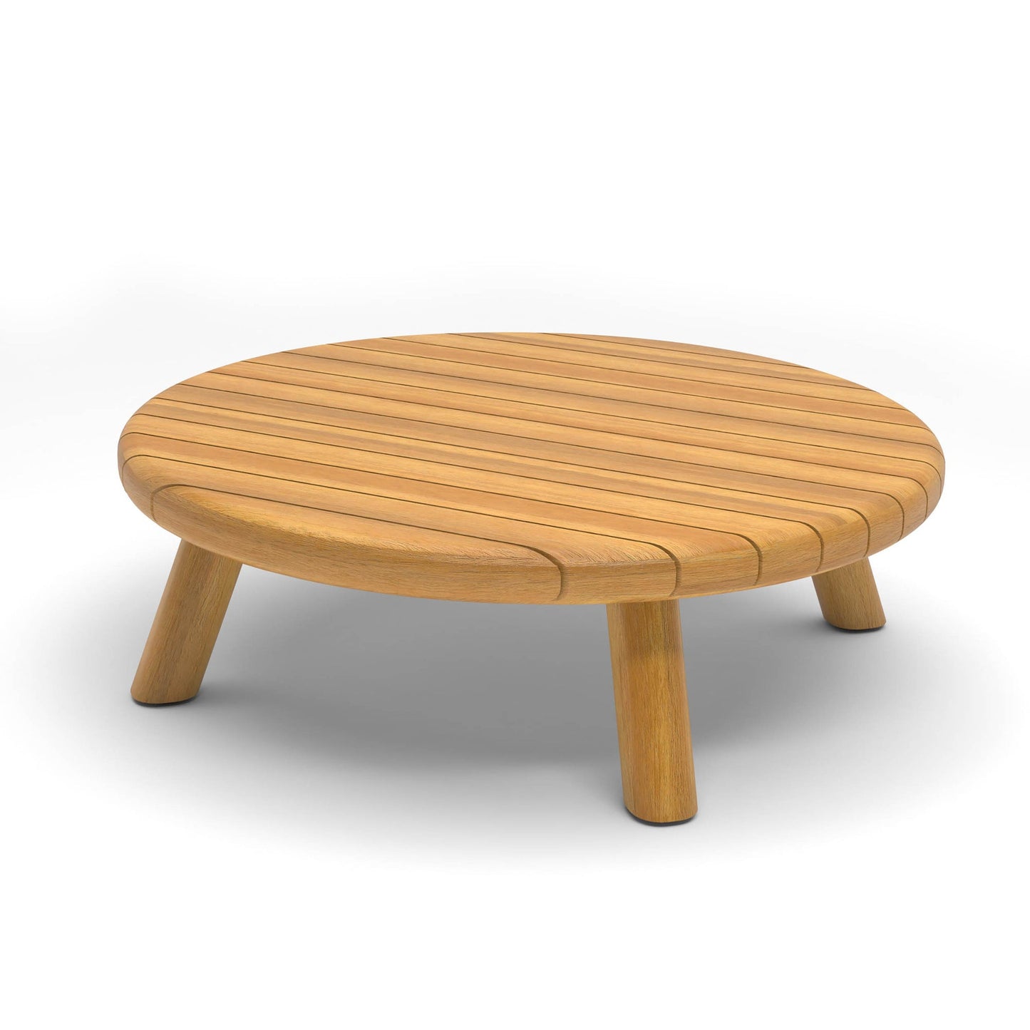 BEST Loungemöbel Matera Beistelltisch 80 x 25 x 80 cm (B x H x T)