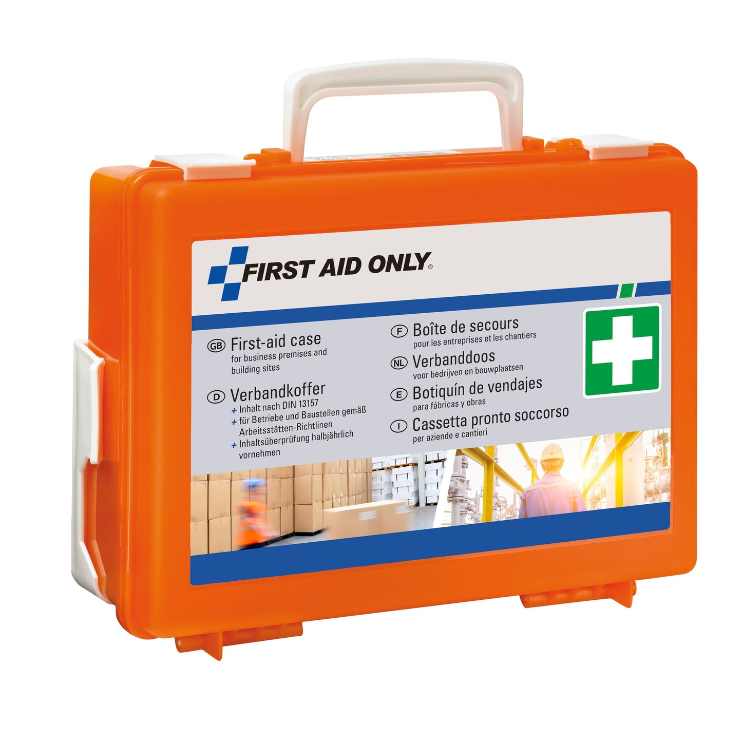 FIRST AID ONLY Erste Hilfe Koffer 26,7 x 21,1 x 9 cm (B x H x T) DIN 13157 orange