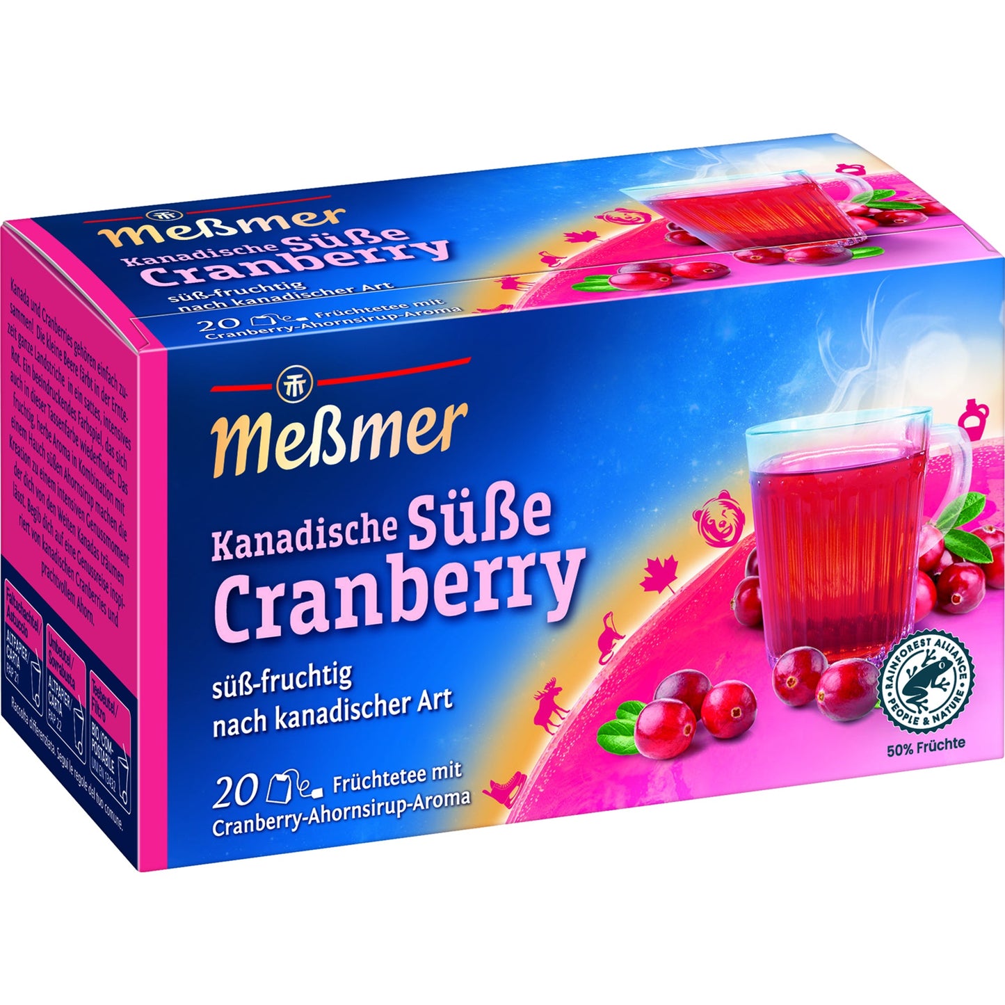 Meßmer Tee Kanadische Süße Cranberry 20 Btl./Pack.